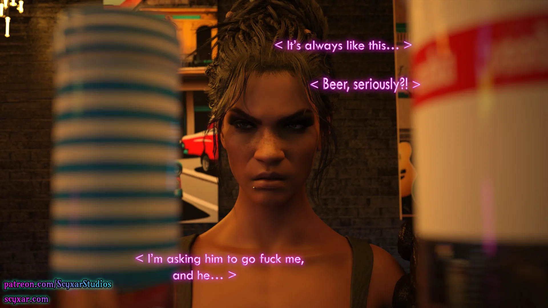 Once You Go Black, You Never Go Back (Cyberpunk), 1 . Once You Go Black, You Never Go Back - Chapter 1 [Scyxar Studios], page 14 of 68