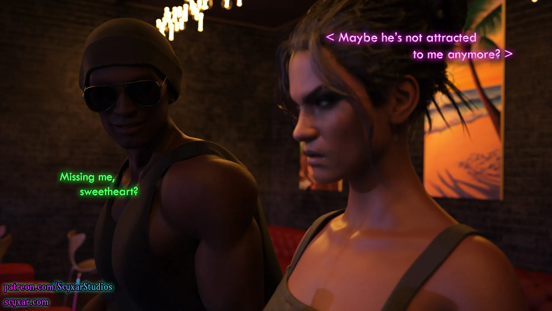 Once You Go Black, You Never Go Back (Cyberpunk), 1 . Once You Go Black, You Never Go Back - Chapter 1 [Scyxar Studios], page 15 of 68