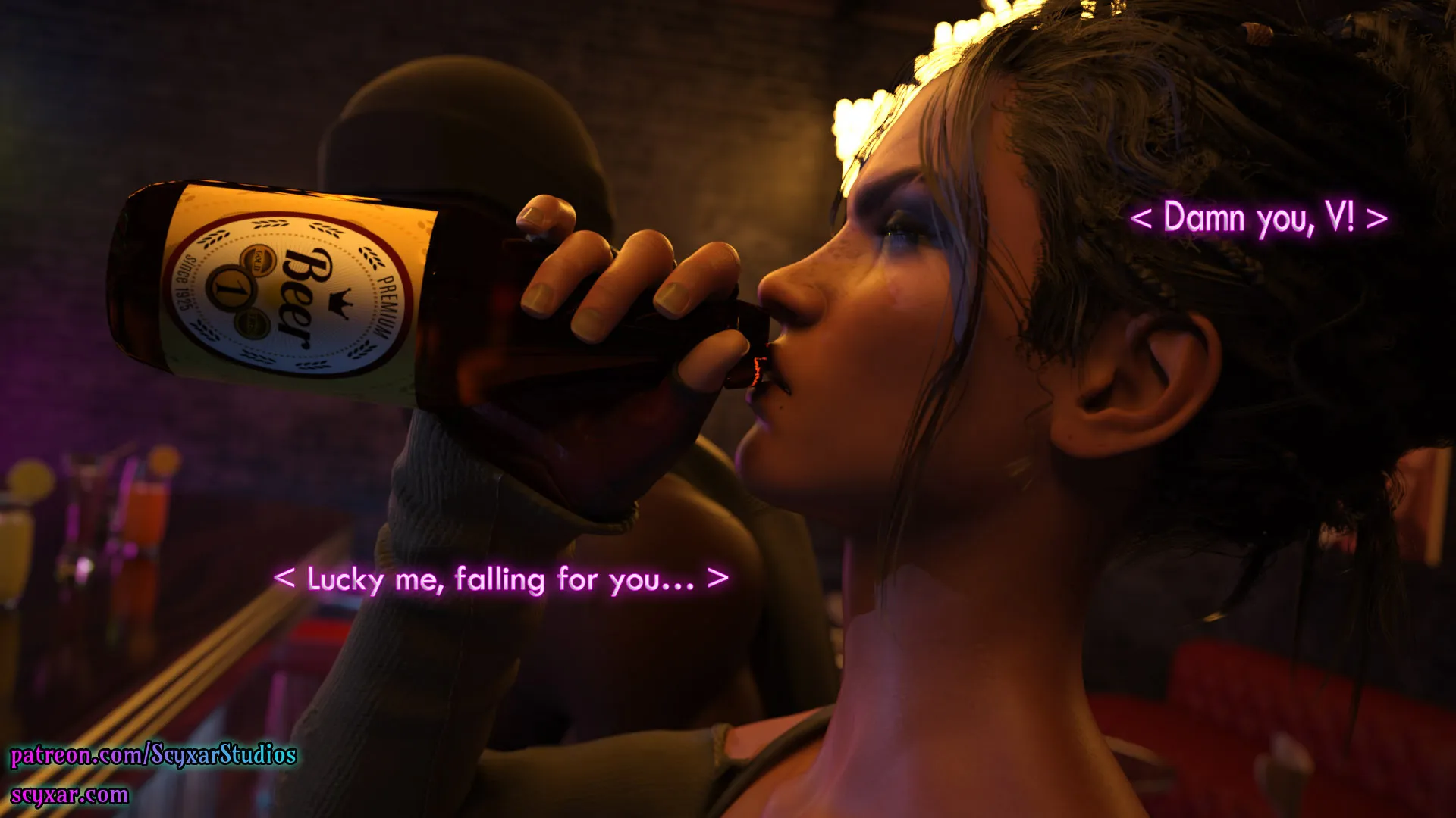 Once You Go Black, You Never Go Back (Cyberpunk), 1 . Once You Go Black, You Never Go Back - Chapter 1 [Scyxar Studios], page 16 of 68
