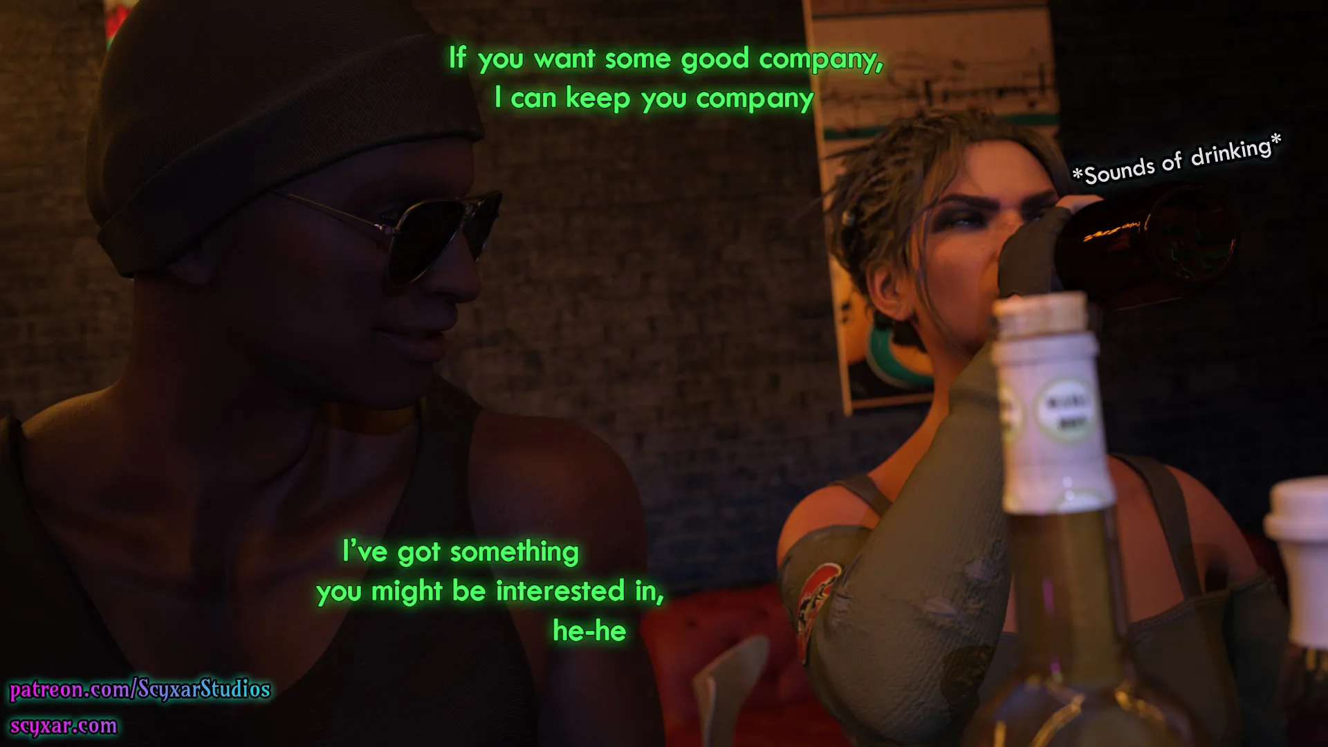 Once You Go Black, You Never Go Back (Cyberpunk), 1 . Once You Go Black, You Never Go Back - Chapter 1 [Scyxar Studios], page 17 of 68