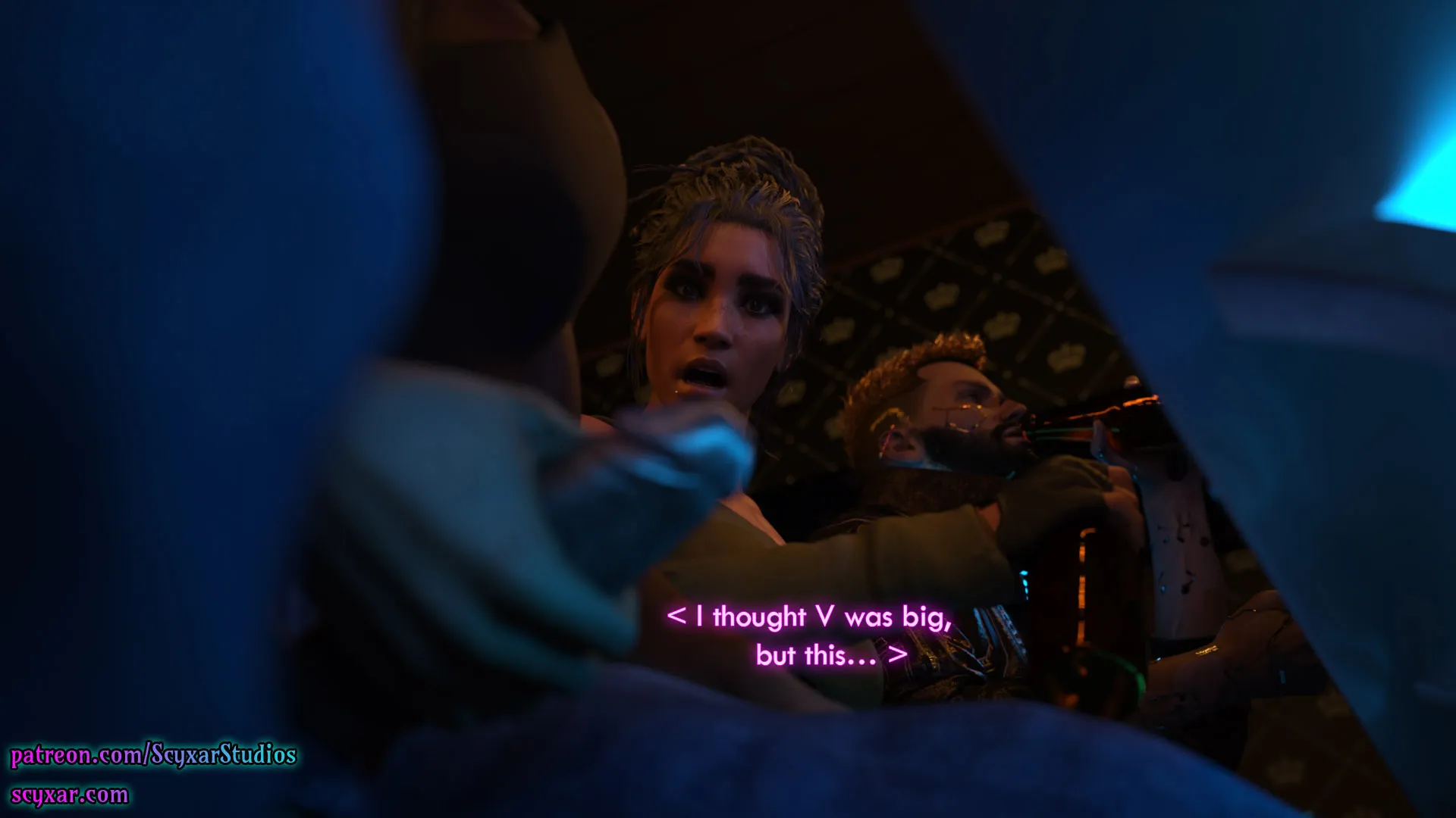 Once You Go Black, You Never Go Back (Cyberpunk), 1 . Once You Go Black, You Never Go Back - Chapter 1 [Scyxar Studios], page 24 of 68