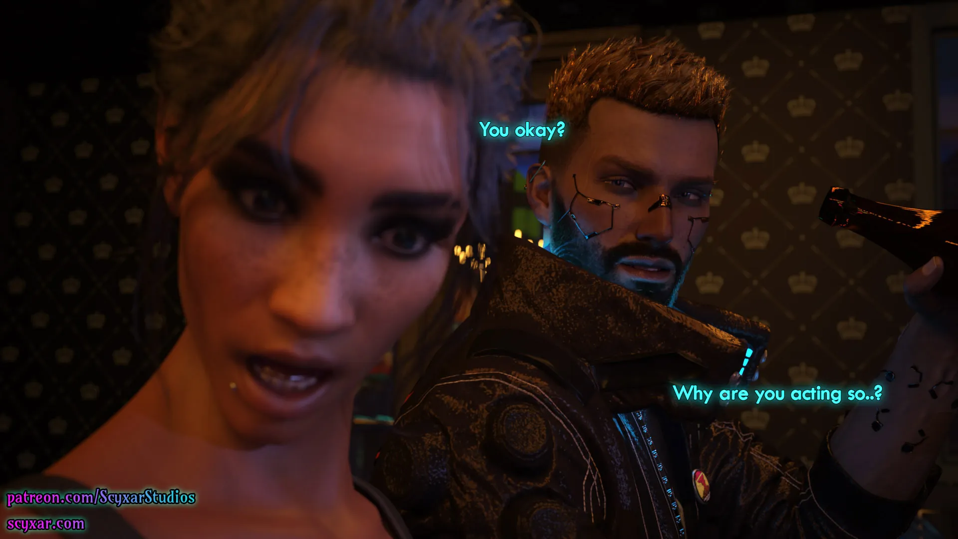 Once You Go Black, You Never Go Back (Cyberpunk), 1 . Once You Go Black, You Never Go Back - Chapter 1 [Scyxar Studios], page 25 of 68