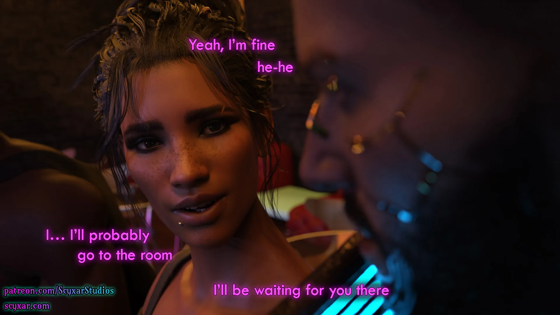 Once You Go Black, You Never Go Back (Cyberpunk), 1 . Once You Go Black, You Never Go Back - Chapter 1 [Scyxar Studios], page 26 of 68
