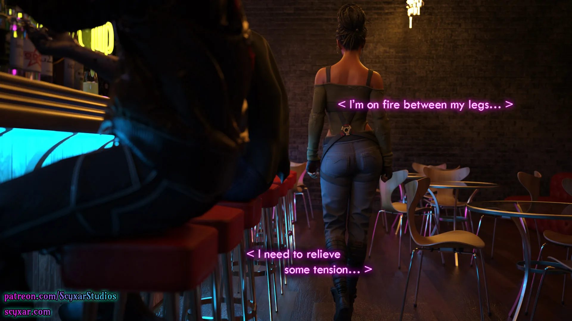 Once You Go Black, You Never Go Back (Cyberpunk), 1 . Once You Go Black, You Never Go Back - Chapter 1 [Scyxar Studios], page 27 of 68
