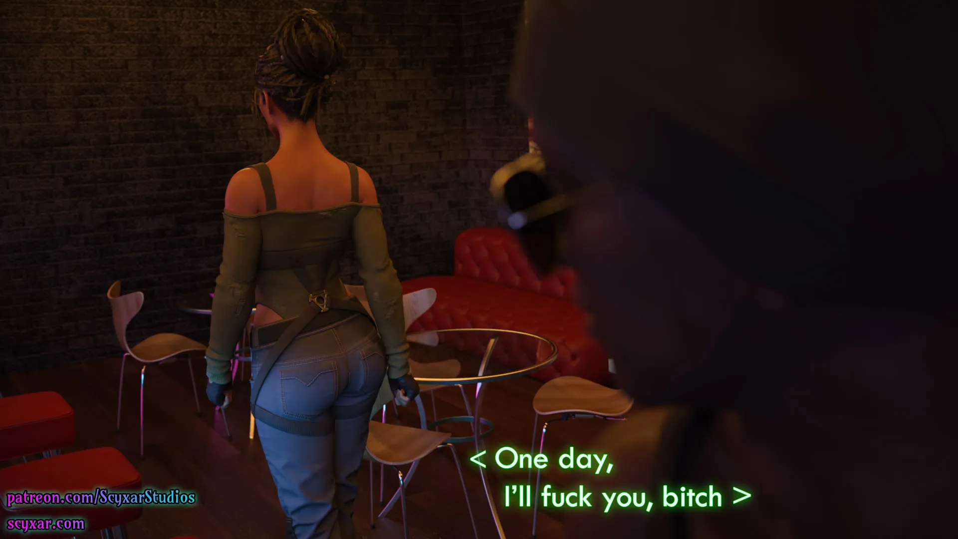 Once You Go Black, You Never Go Back (Cyberpunk), 1 . Once You Go Black, You Never Go Back - Chapter 1 [Scyxar Studios], page 28 of 68