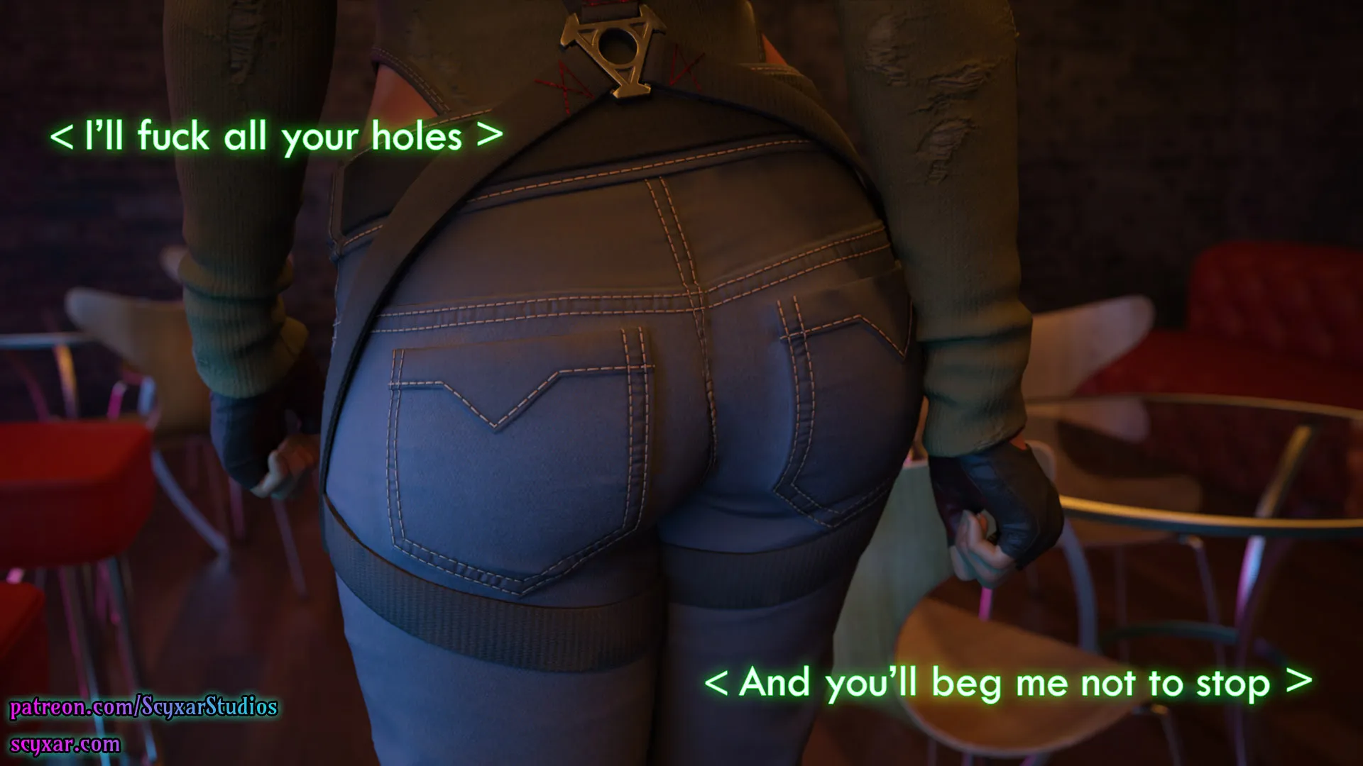 Once You Go Black, You Never Go Back (Cyberpunk), 1 . Once You Go Black, You Never Go Back - Chapter 1 [Scyxar Studios], page 29 of 68