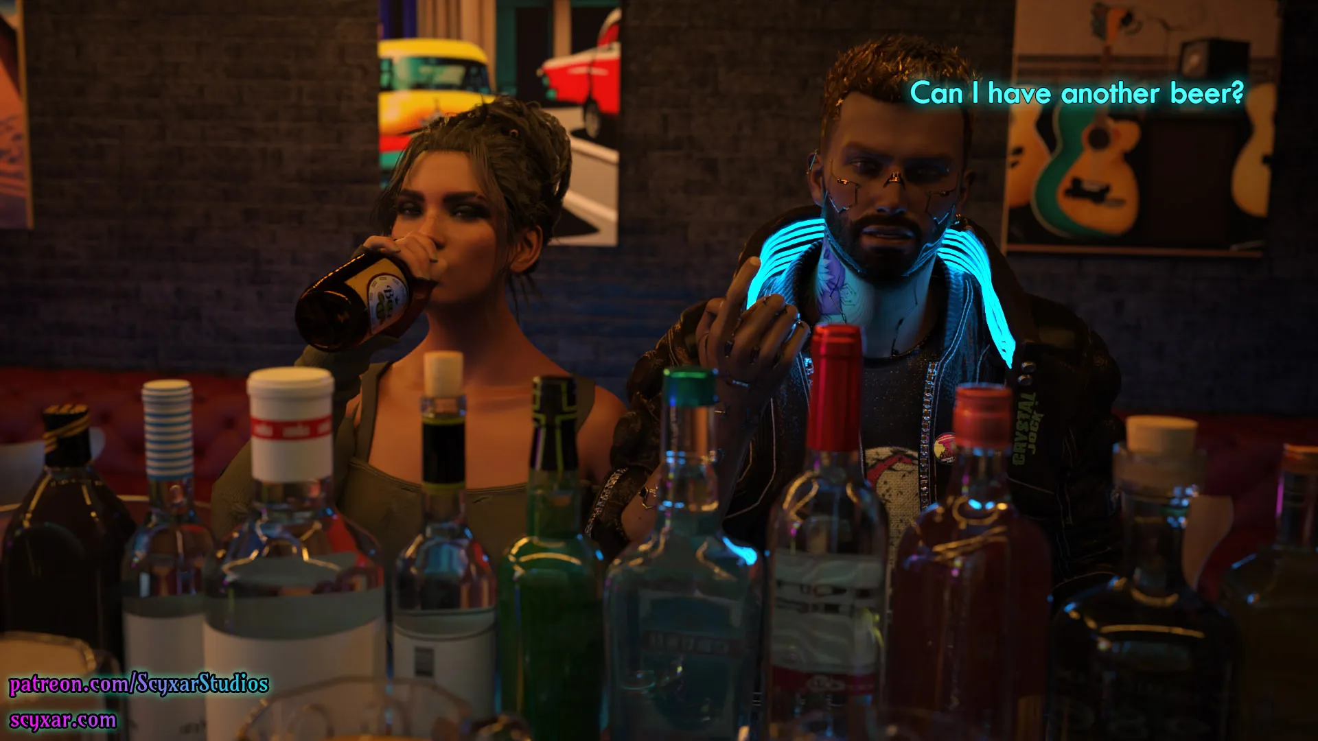 Once You Go Black, You Never Go Back (Cyberpunk), 1 . Once You Go Black, You Never Go Back - Chapter 1 [Scyxar Studios], page 4 of 68