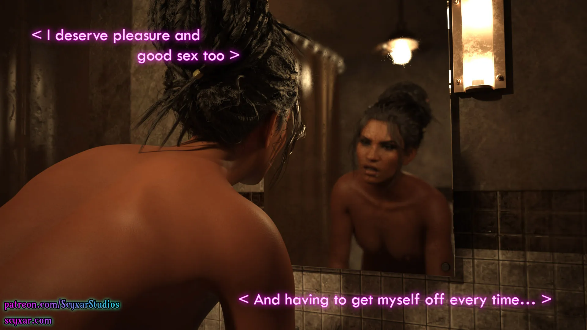 Once You Go Black, You Never Go Back (Cyberpunk), 1 . Once You Go Black, You Never Go Back - Chapter 1 [Scyxar Studios], page 55 of 68