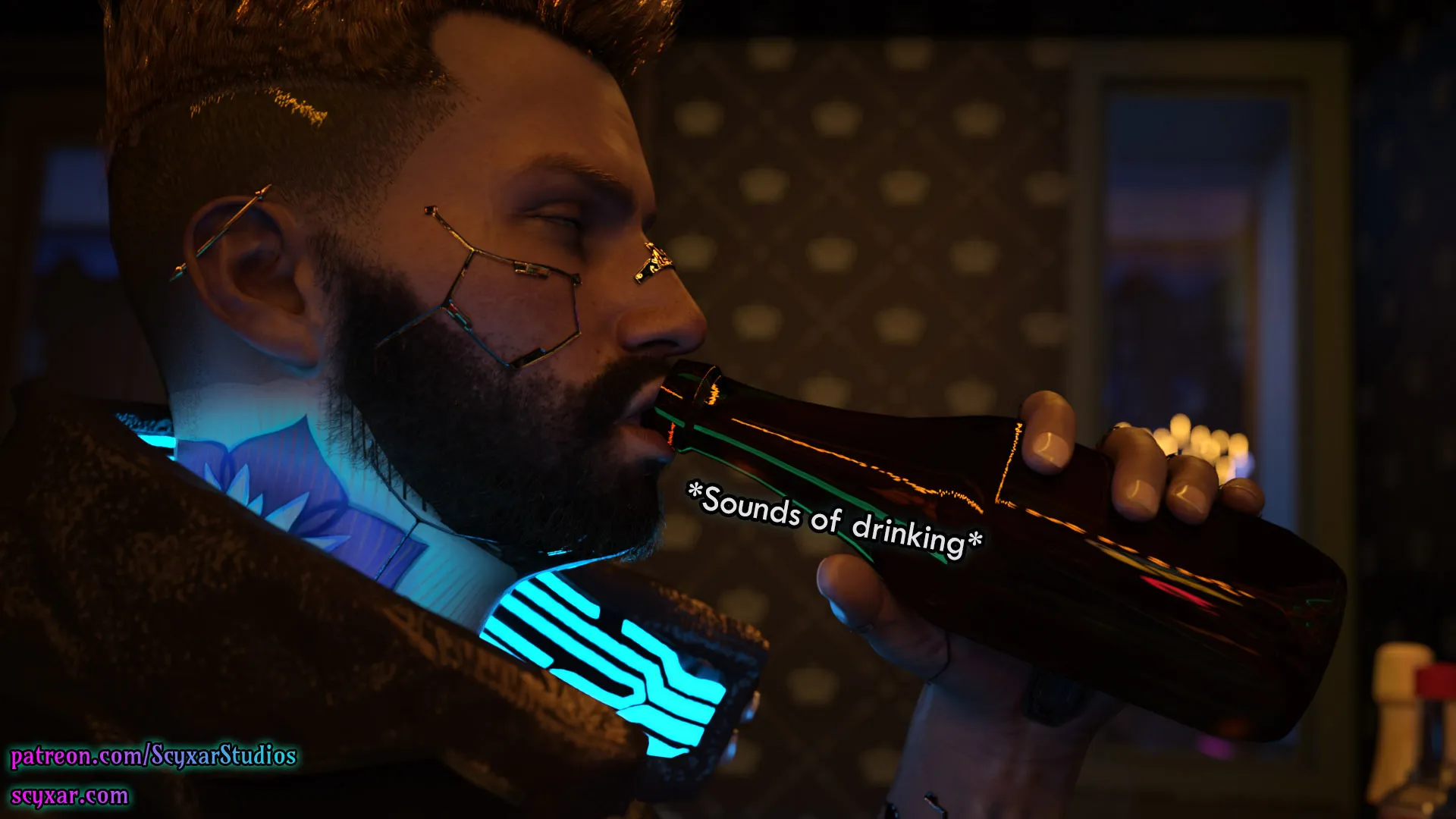 Once You Go Black, You Never Go Back (Cyberpunk), 1 . Once You Go Black, You Never Go Back - Chapter 1 [Scyxar Studios], page 7 of 68