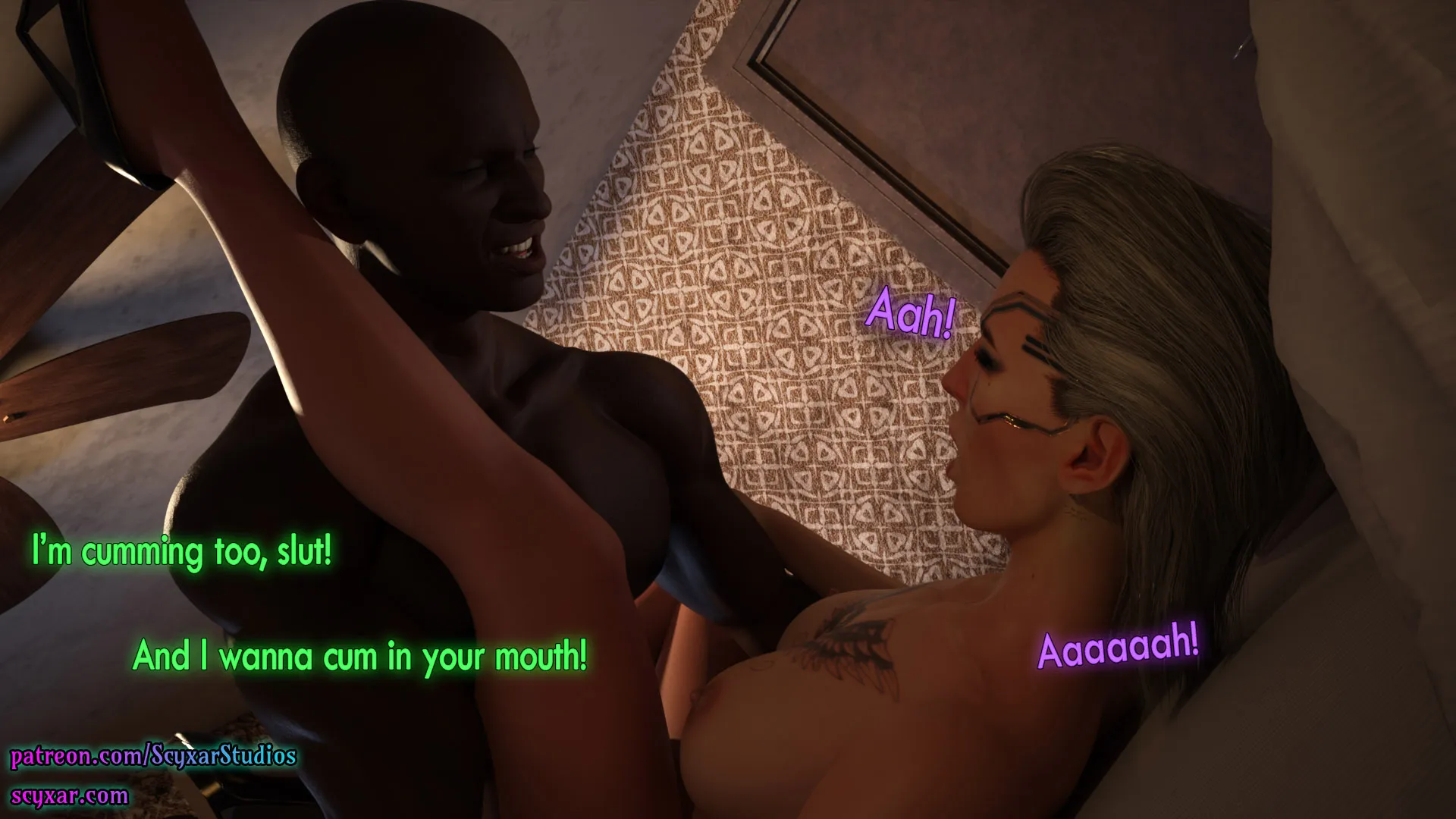 Once You Go Black, You Never Go Back (Cyberpunk), 1 . Once You Go Black, You Never Go Back - Chapter 1 [Scyxar Studios], page 63 of 68