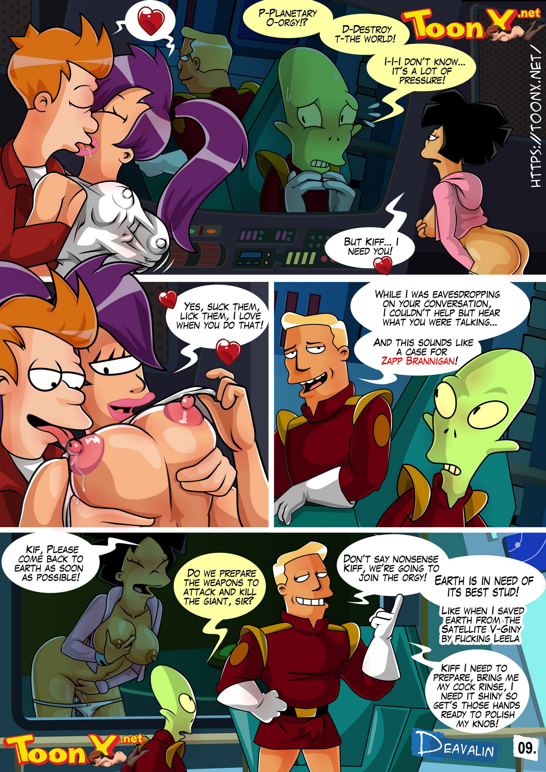 Orgy To Save The Earth [Deavalin], Orgy To Save The Earth, page 10 of 27