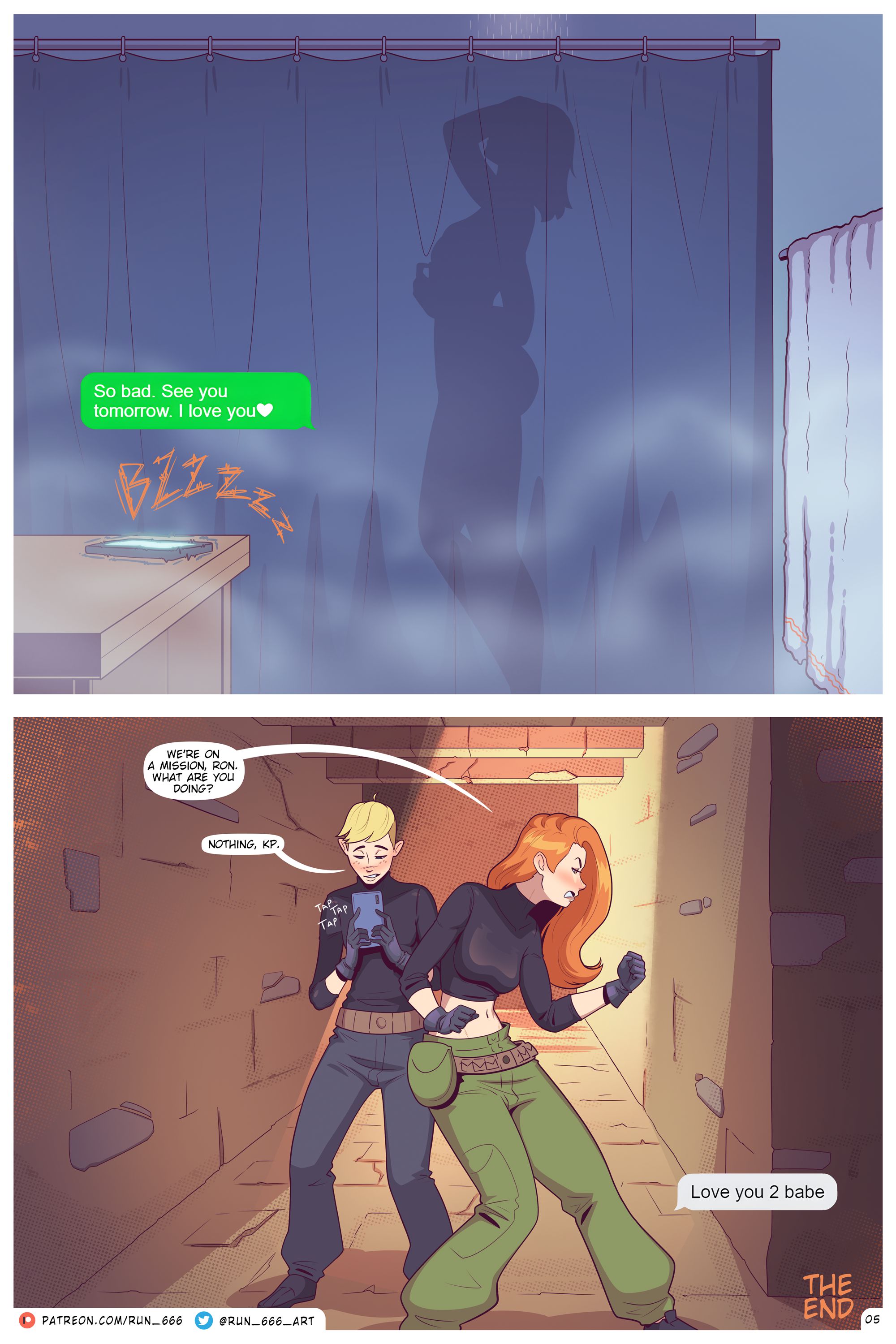 Ann Possible Sexting [Run 666], Ann Possible Sexting, page 6 of 6