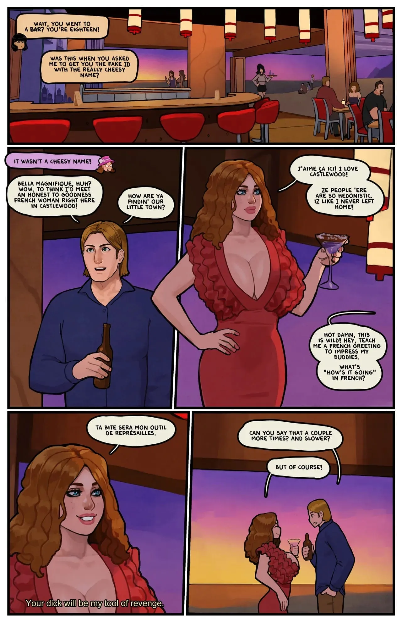 Quest of the Mother Fucker [Reinbach], 1 . This Romantic World presents: Quest of the Mother Fucker, page 9 of 13