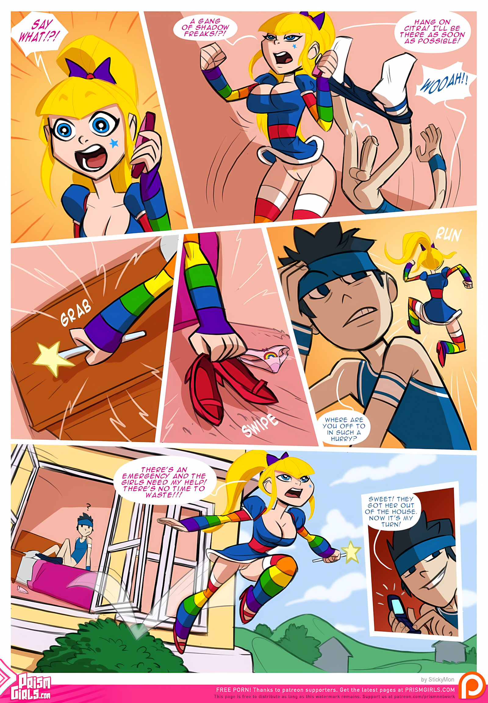 Rainbow Sprite- Hunger Of The Shadow Beasts [StickyMon], Rainbow Sprite- Hunger Of The Shadow Beasts (Rainbow Brite) [StickyMon], page 6 of 20