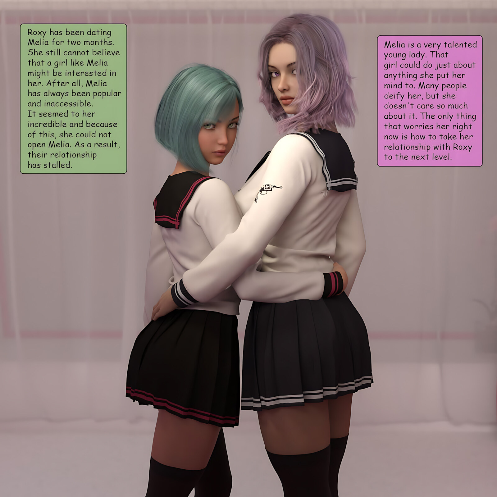 Roxy and Melia [Kizaru3d], Roxy and Melia, page 1 of 71