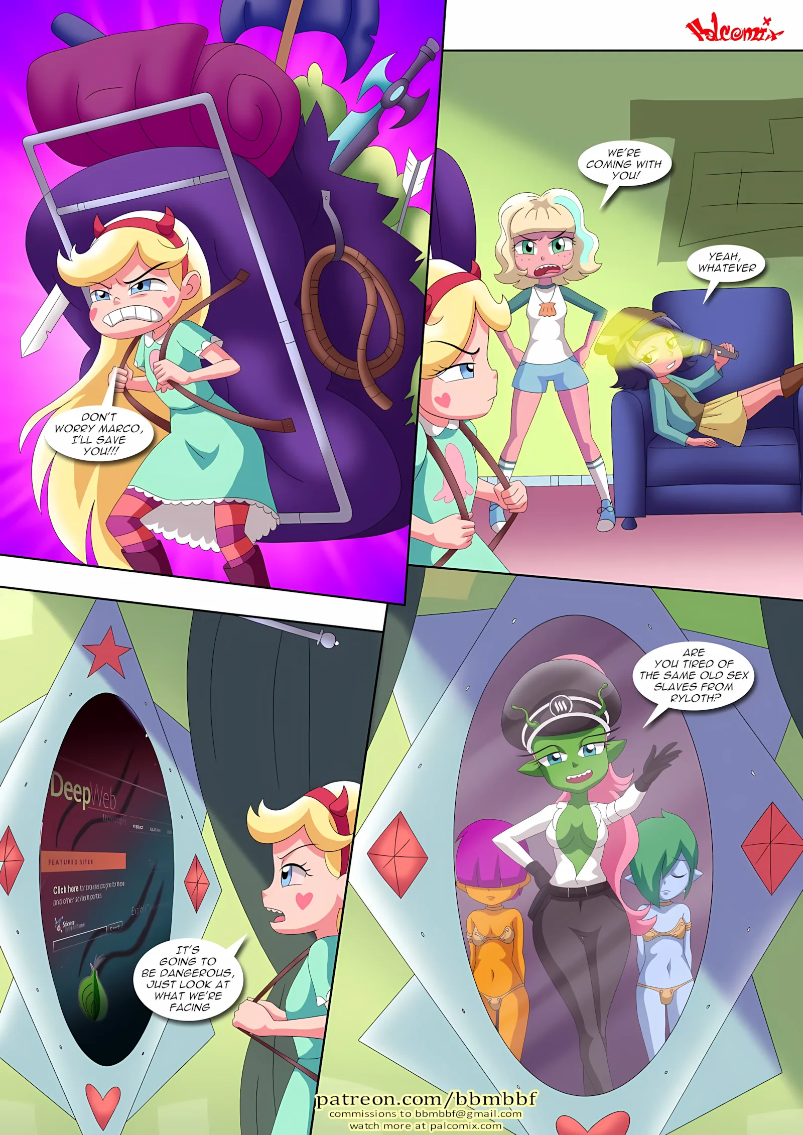Saving Princess Marco (Star vs. the Forces of Evil, Winx Club) [Palcomix], 1 . Saving Princess Marco - (Star vs. the Forces of Evil, Winx Club) [Palcomix], page 9 of 45
