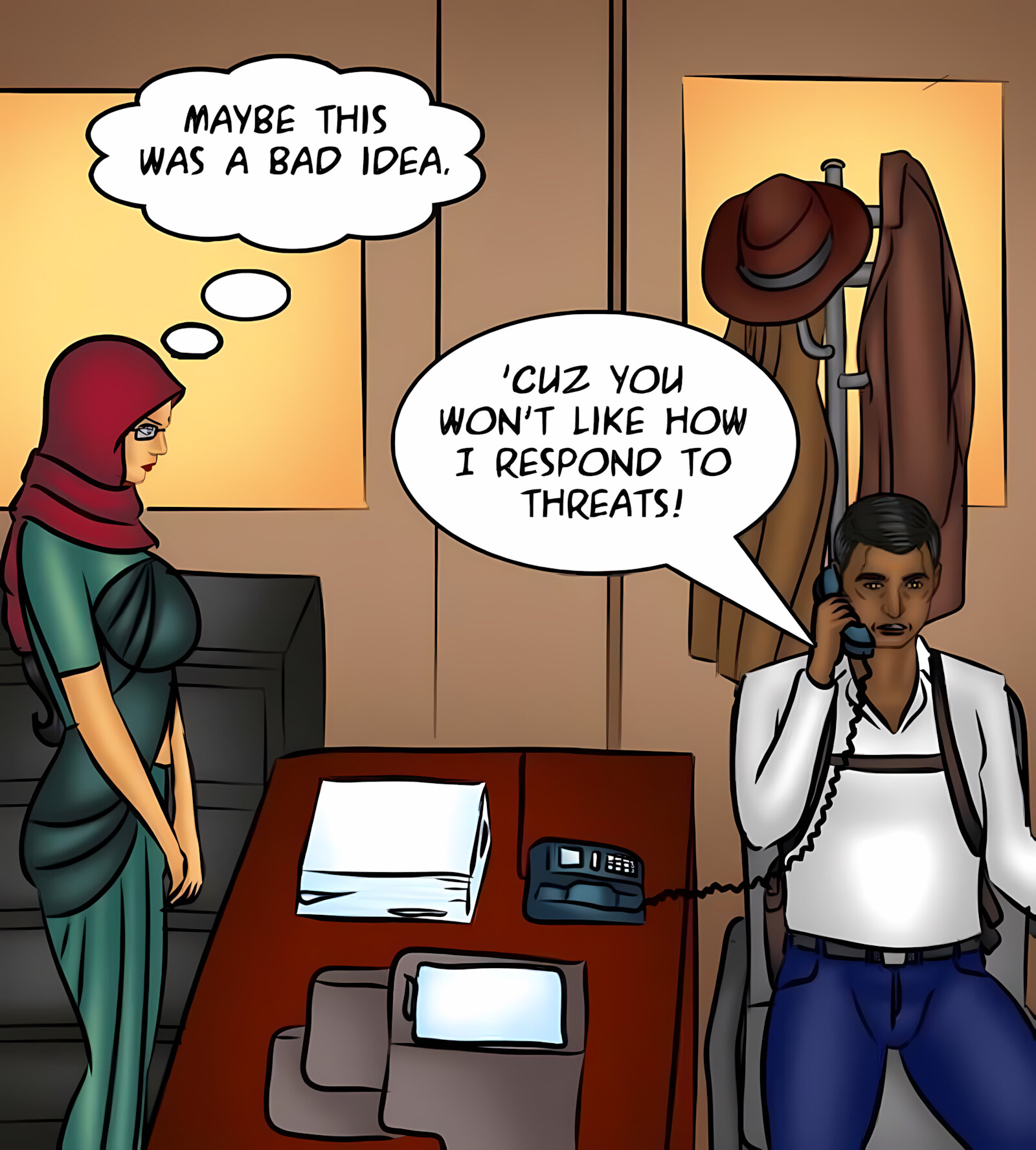 Savita Bhabhi 101-110 [Kirtu], Savita Bhabhi 110 - The Private Detective, page 23 of 137