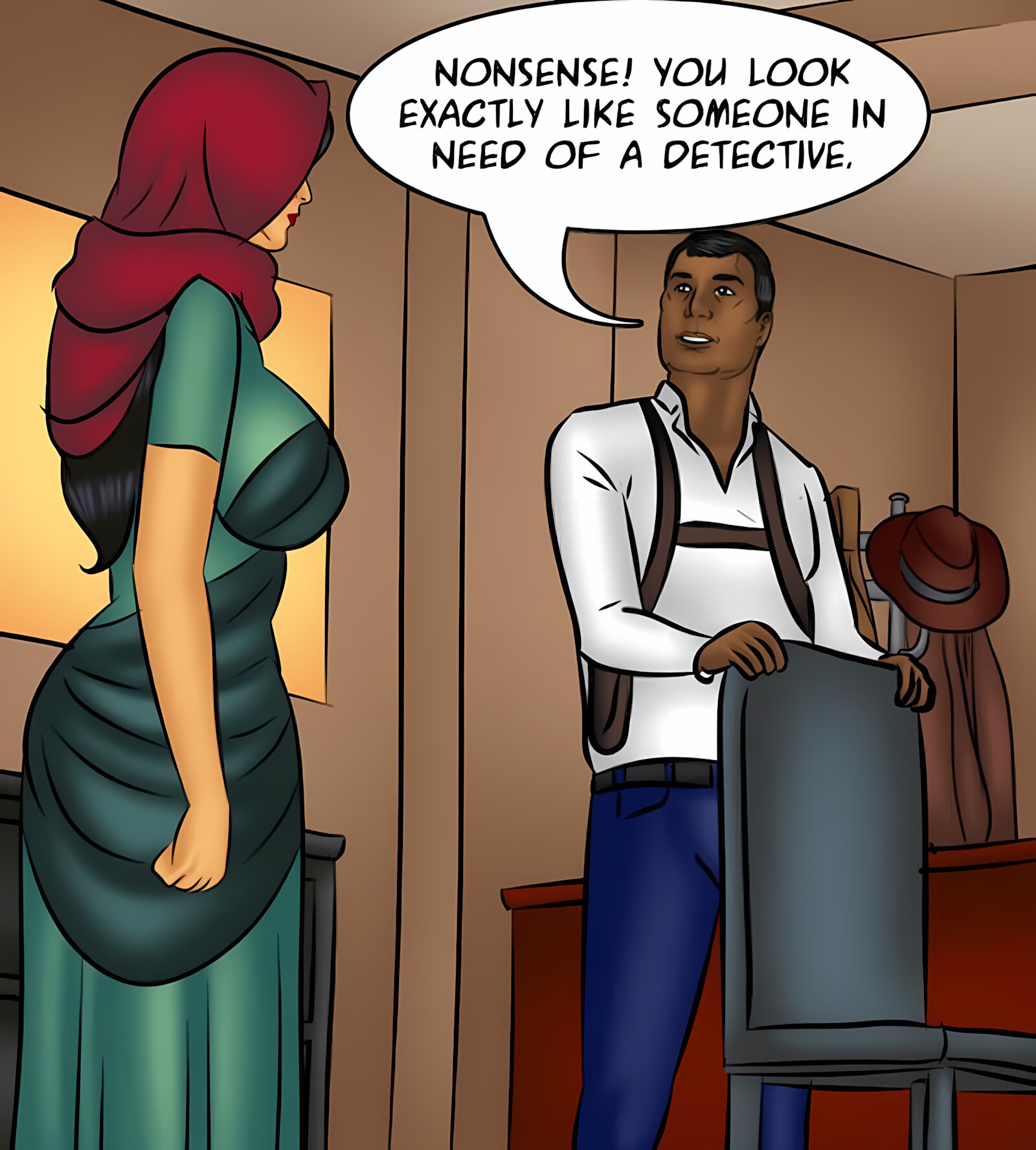 Savita Bhabhi 101-110 [Kirtu], Savita Bhabhi 110 - The Private Detective, page 26 of 137