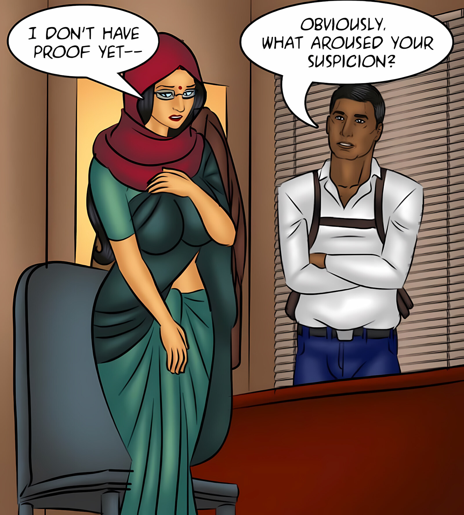 Savita Bhabhi 101-110 [Kirtu], Savita Bhabhi 110 - The Private Detective, page 34 of 137