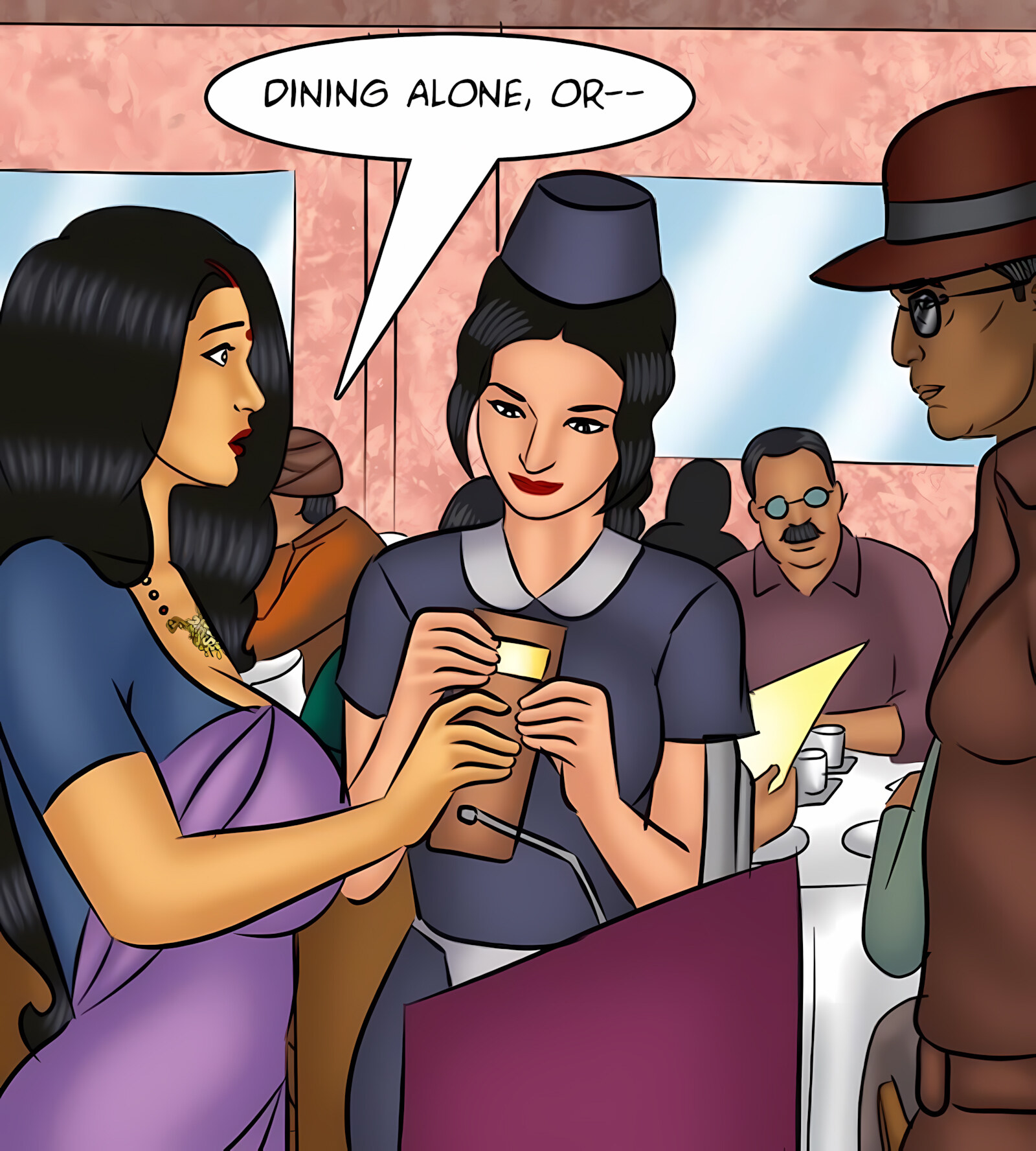 Savita Bhabhi 101-110 [Kirtu], Savita Bhabhi 110 - The Private Detective, page 56 of 137