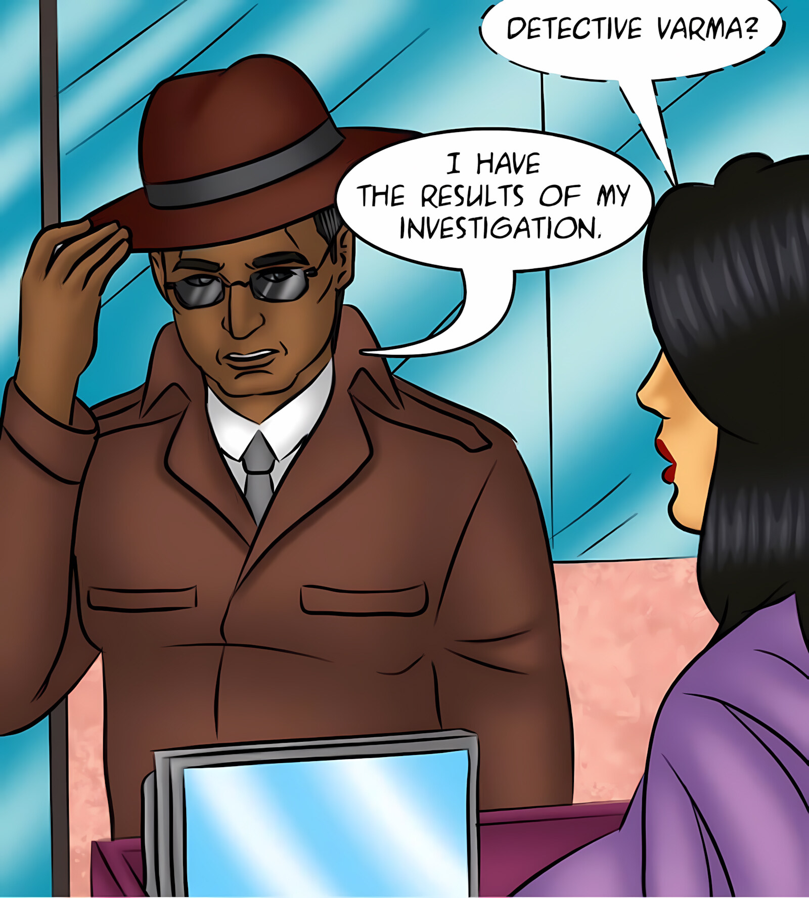 Savita Bhabhi 101-110 [Kirtu], Savita Bhabhi 110 - The Private Detective, page 57 of 137