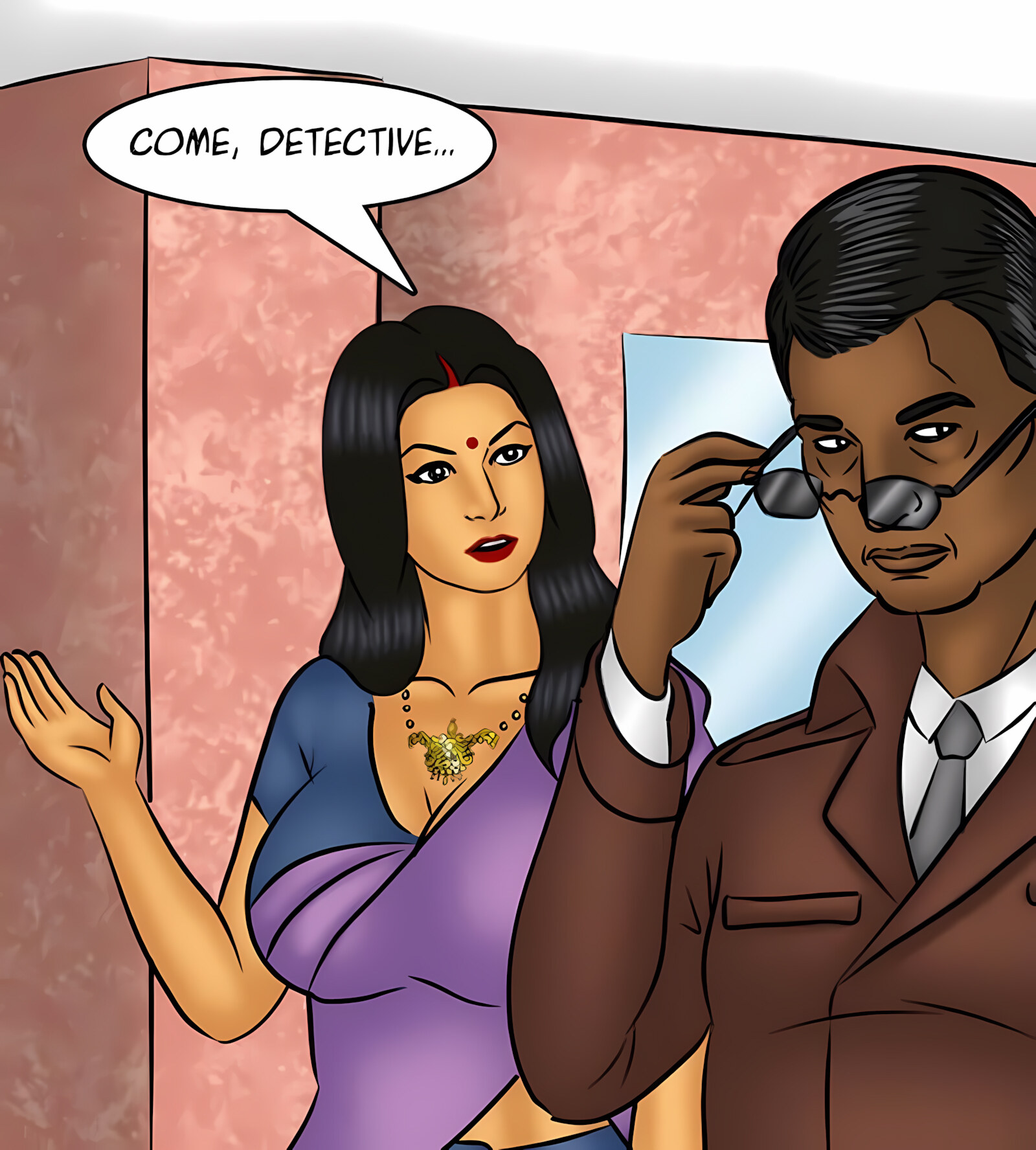 Savita Bhabhi 101-110 [Kirtu], Savita Bhabhi 110 - The Private Detective, page 58 of 137