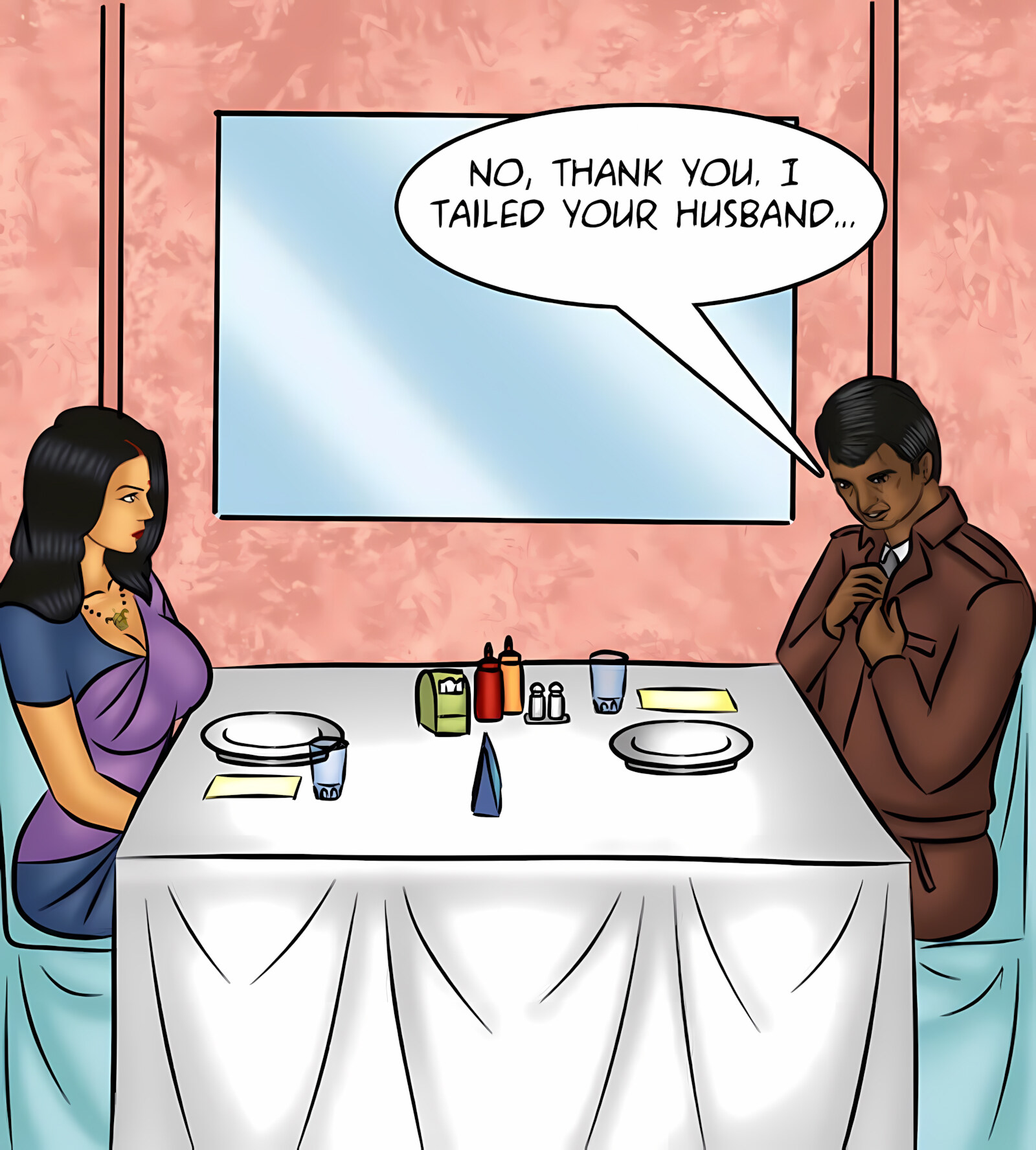 Savita Bhabhi 101-110 [Kirtu], Savita Bhabhi 110 - The Private Detective, page 60 of 137