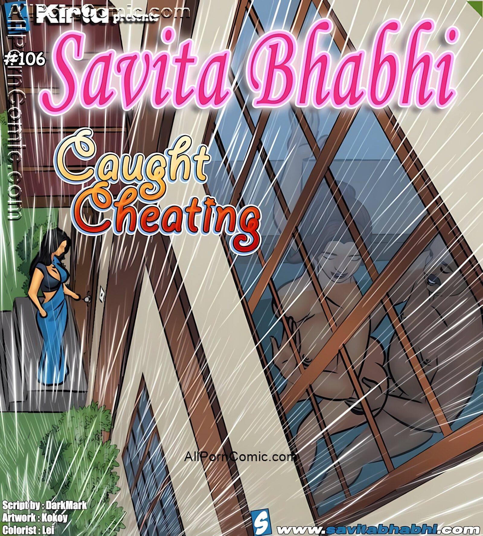 Savita Bhabhi 101-110 [Kirtu], Savita Bhabhi 106 - Caught Cheating, page 1 of 151