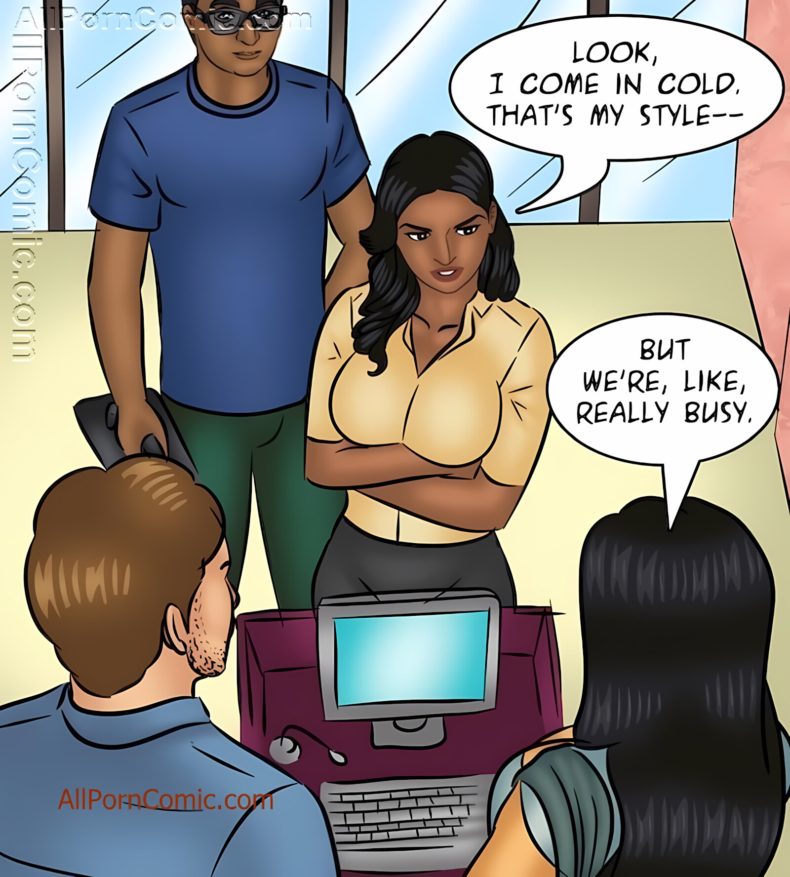 Savita Bhabhi 101-110 [Kirtu], Savita Bhabhi 105 - Breaking News, page 19 of 141
