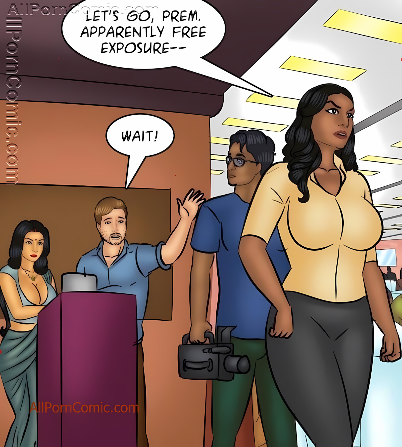 Savita Bhabhi 101-110 [Kirtu], Savita Bhabhi 105 - Breaking News, page 20 of 141