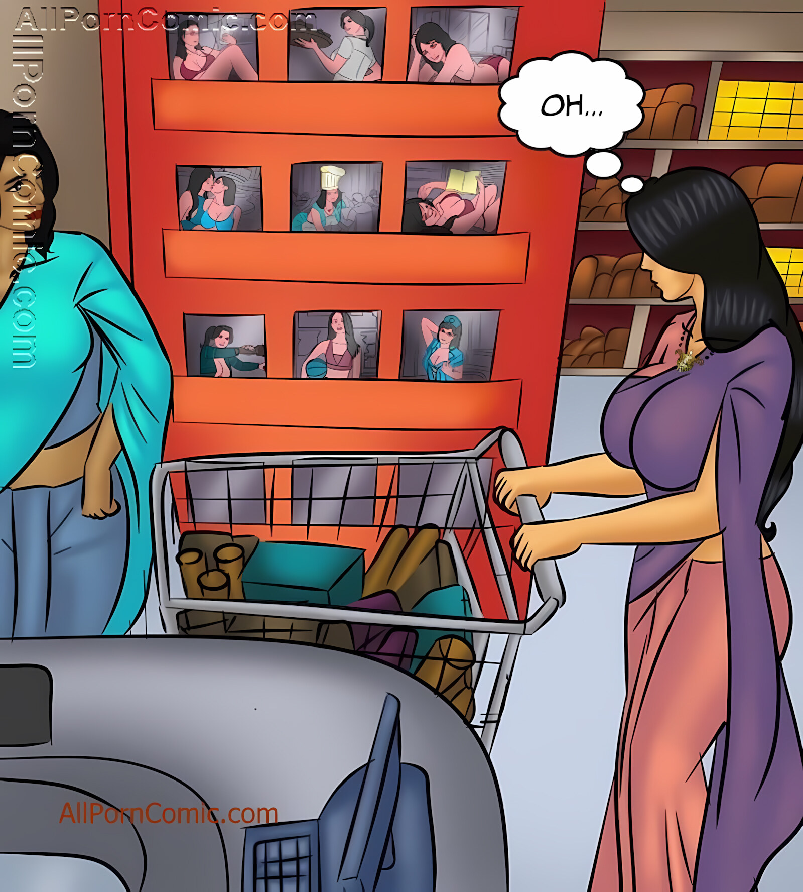 Savita Bhabhi 101-110 [Kirtu], Savita Bhabhi 105 - Breaking News, page 5 of 141