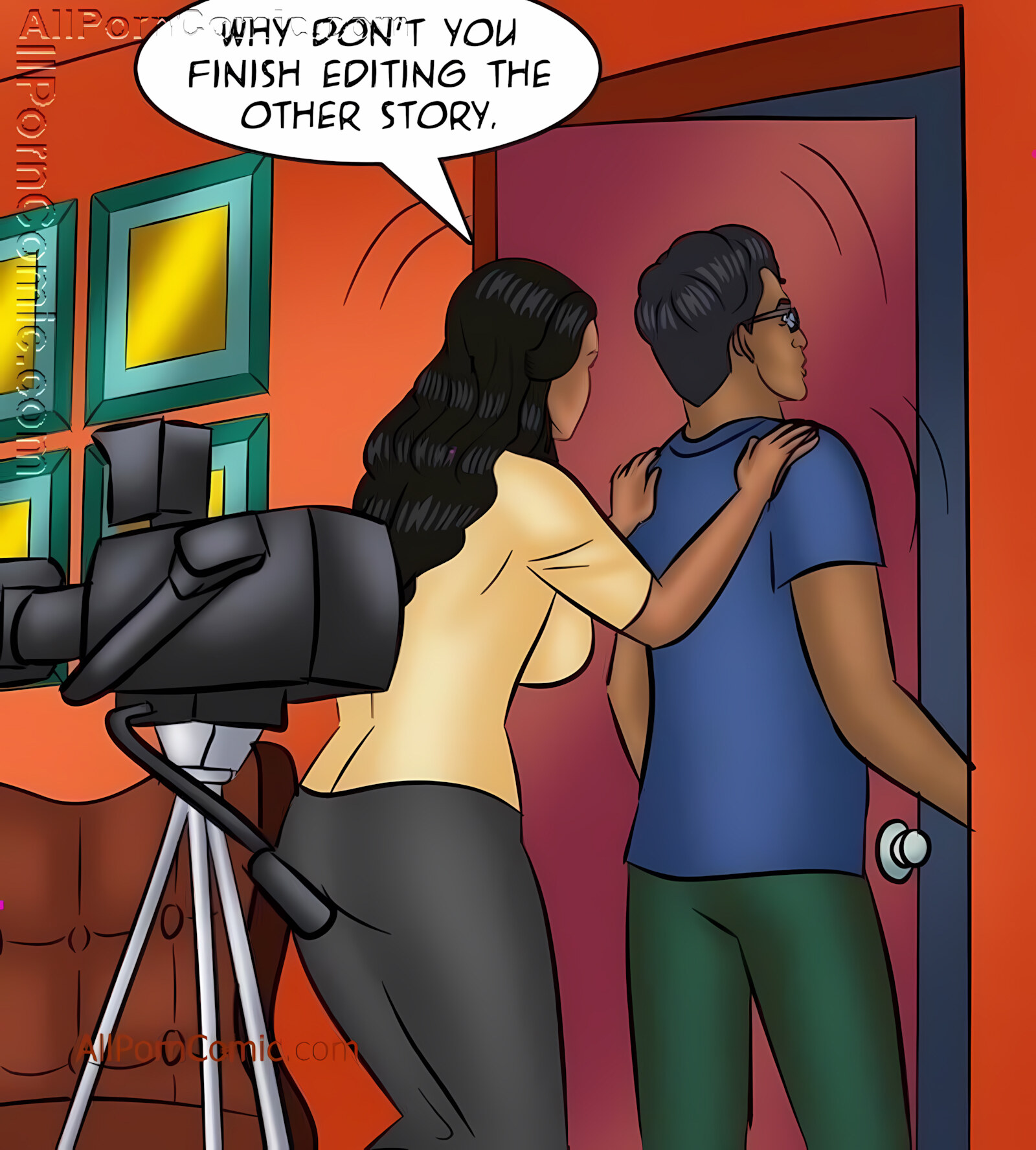 Savita Bhabhi 101-110 [Kirtu], Savita Bhabhi 105 - Breaking News, page 42 of 141