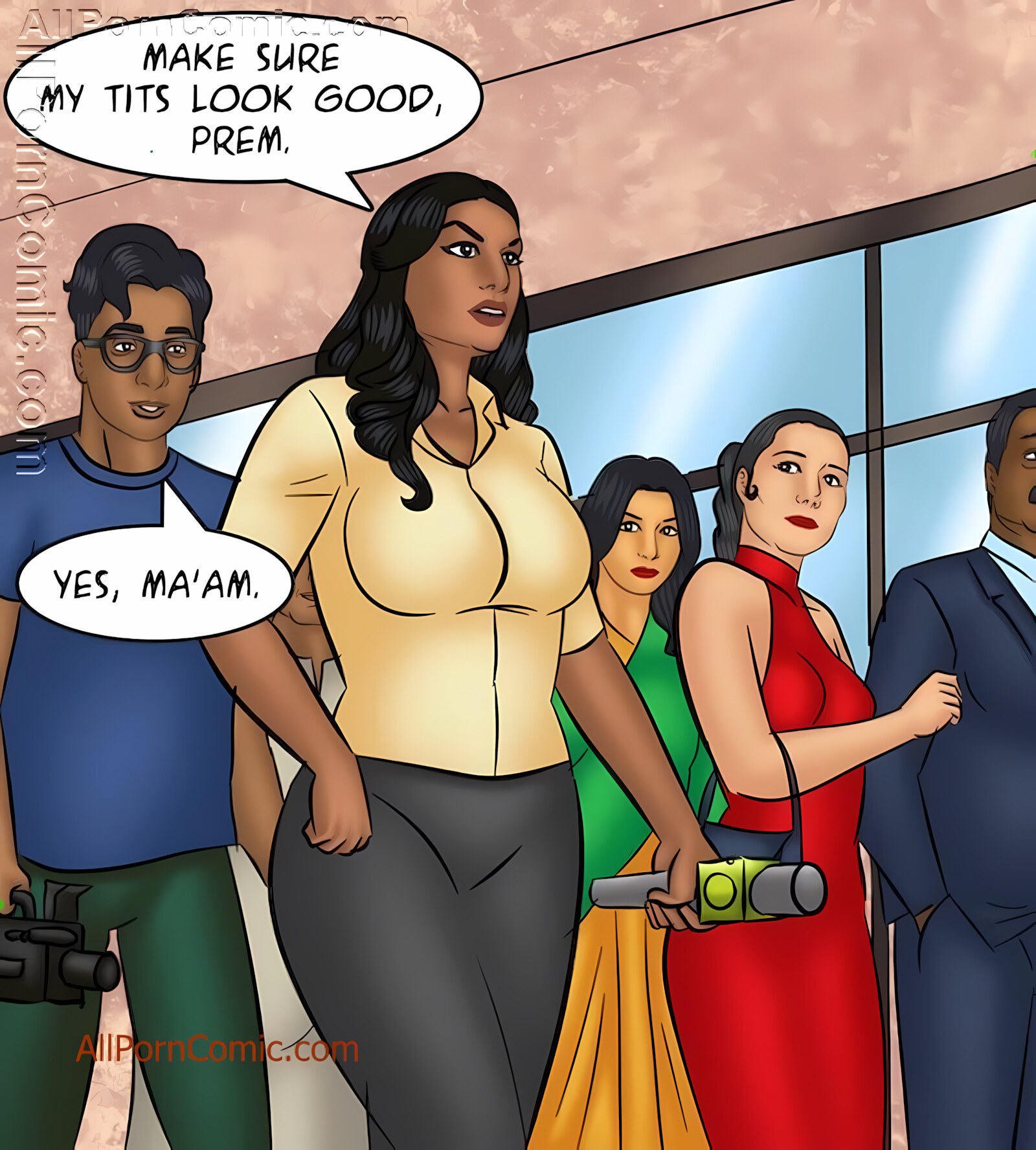 Savita Bhabhi 101-110 [Kirtu], Savita Bhabhi 105 - Breaking News, page 10 of 141