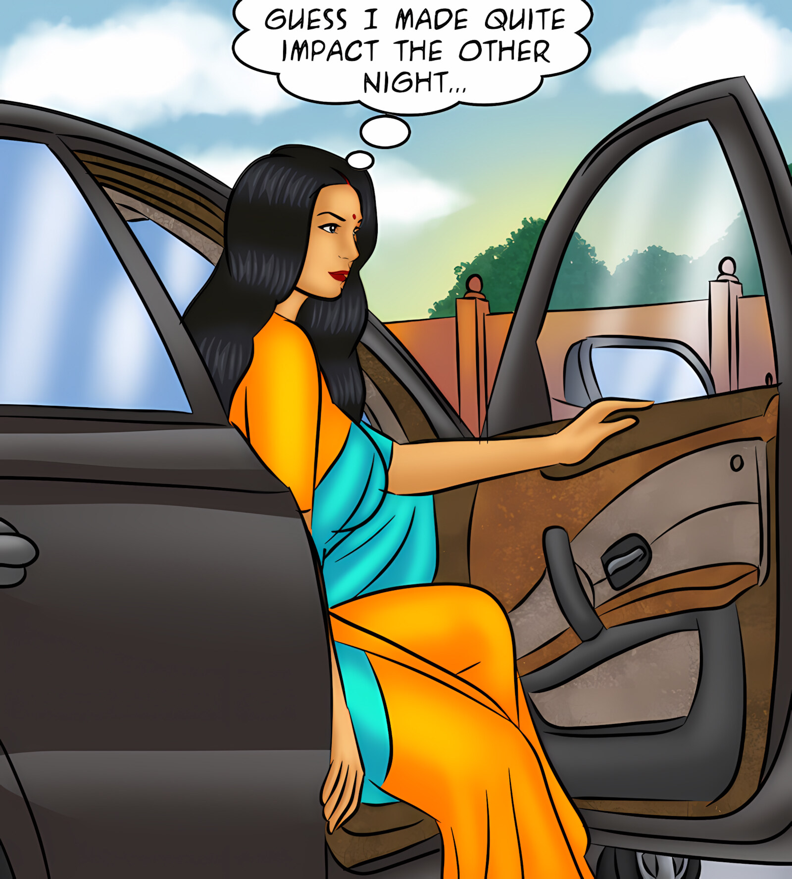 Savita Bhabhi 101-110 [Kirtu], Savita Bhabhi 104 - Cover Girl, page 2 of 137