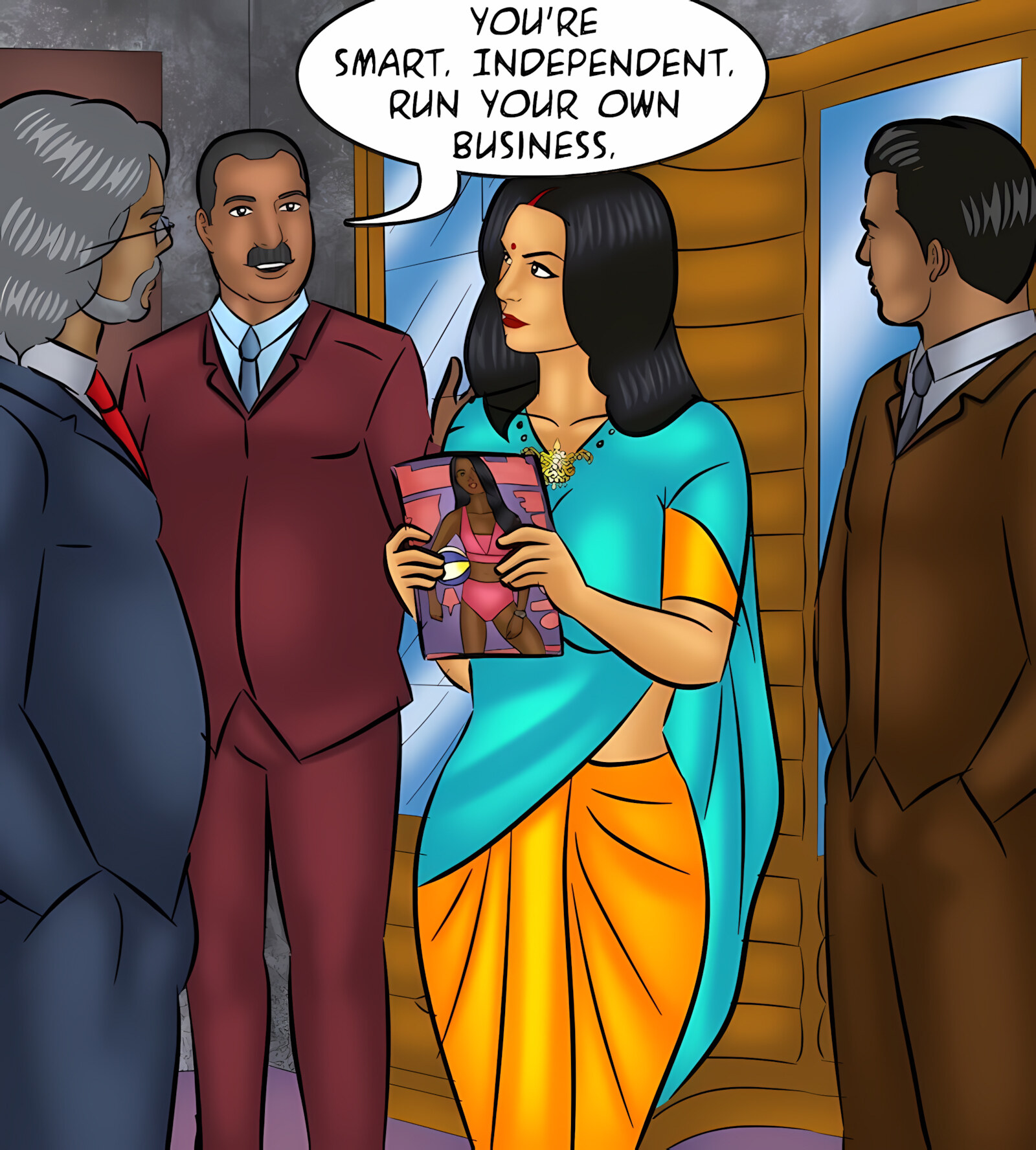 Savita Bhabhi 101-110 [Kirtu], Savita Bhabhi 104 - Cover Girl, page 15 of 137