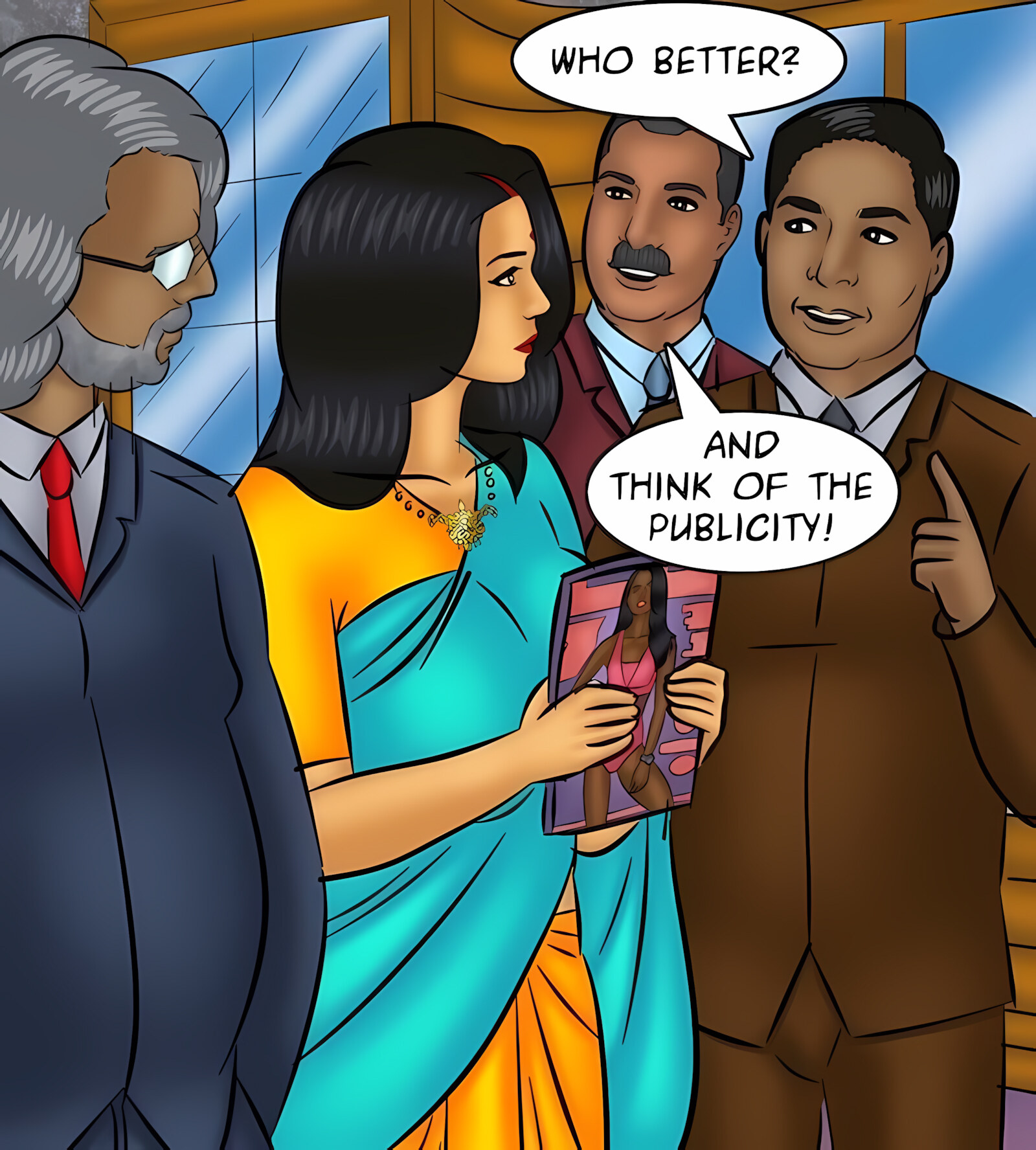 Savita Bhabhi 101-110 [Kirtu], Savita Bhabhi 104 - Cover Girl, page 17 of 137