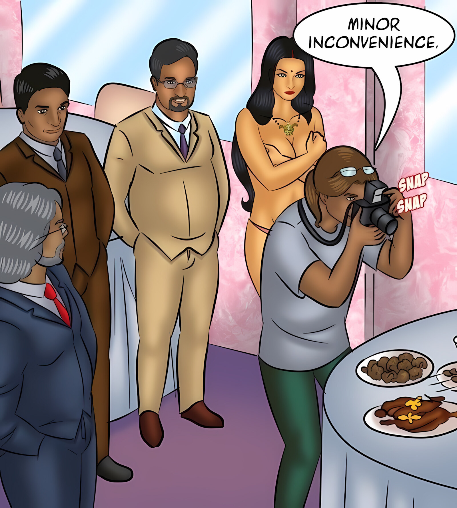 Savita Bhabhi 101-110 [Kirtu], Savita Bhabhi 104 - Cover Girl, page 47 of 137