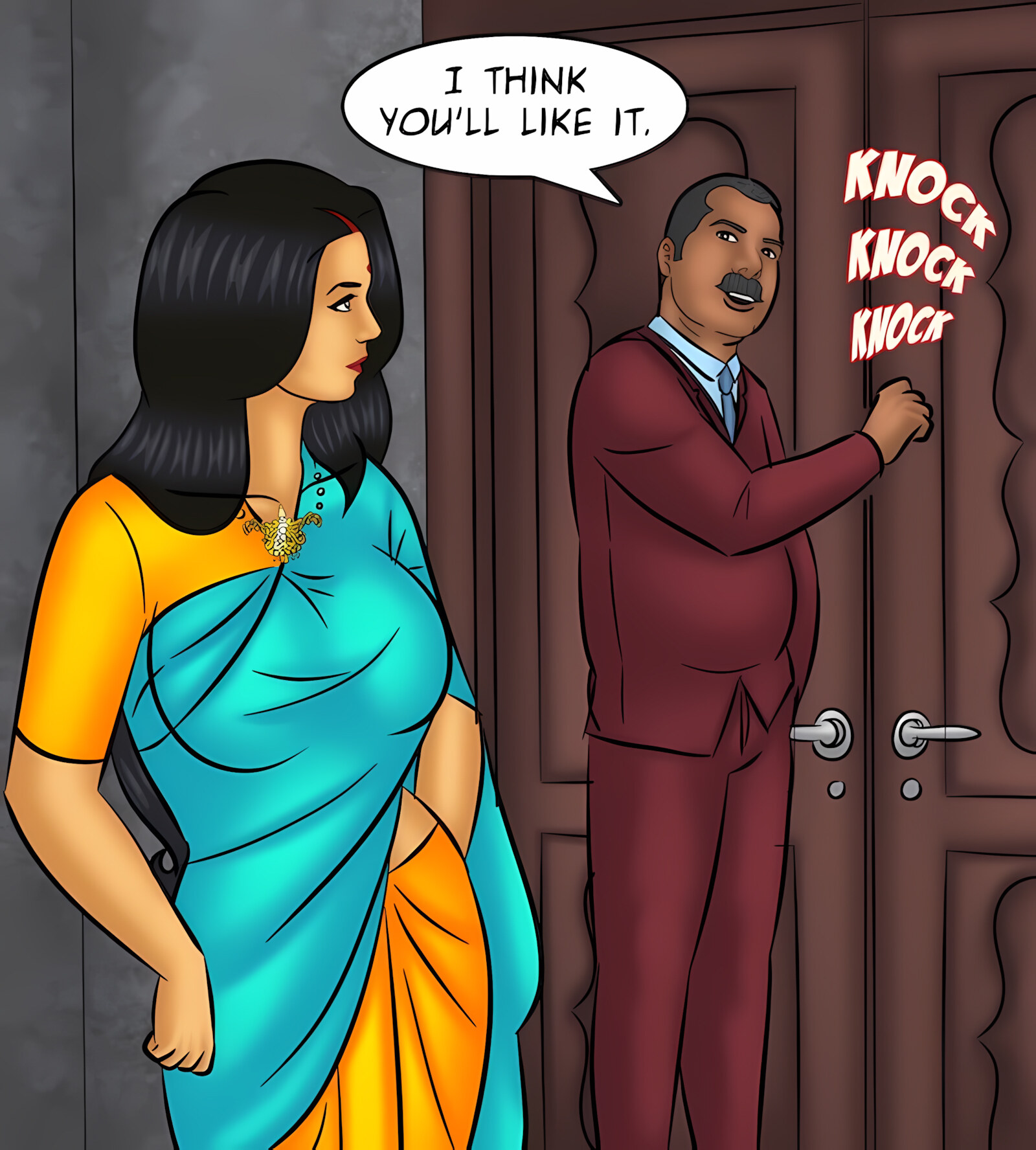 Savita Bhabhi 101-110 [Kirtu], Savita Bhabhi 104 - Cover Girl, page 7 of 137