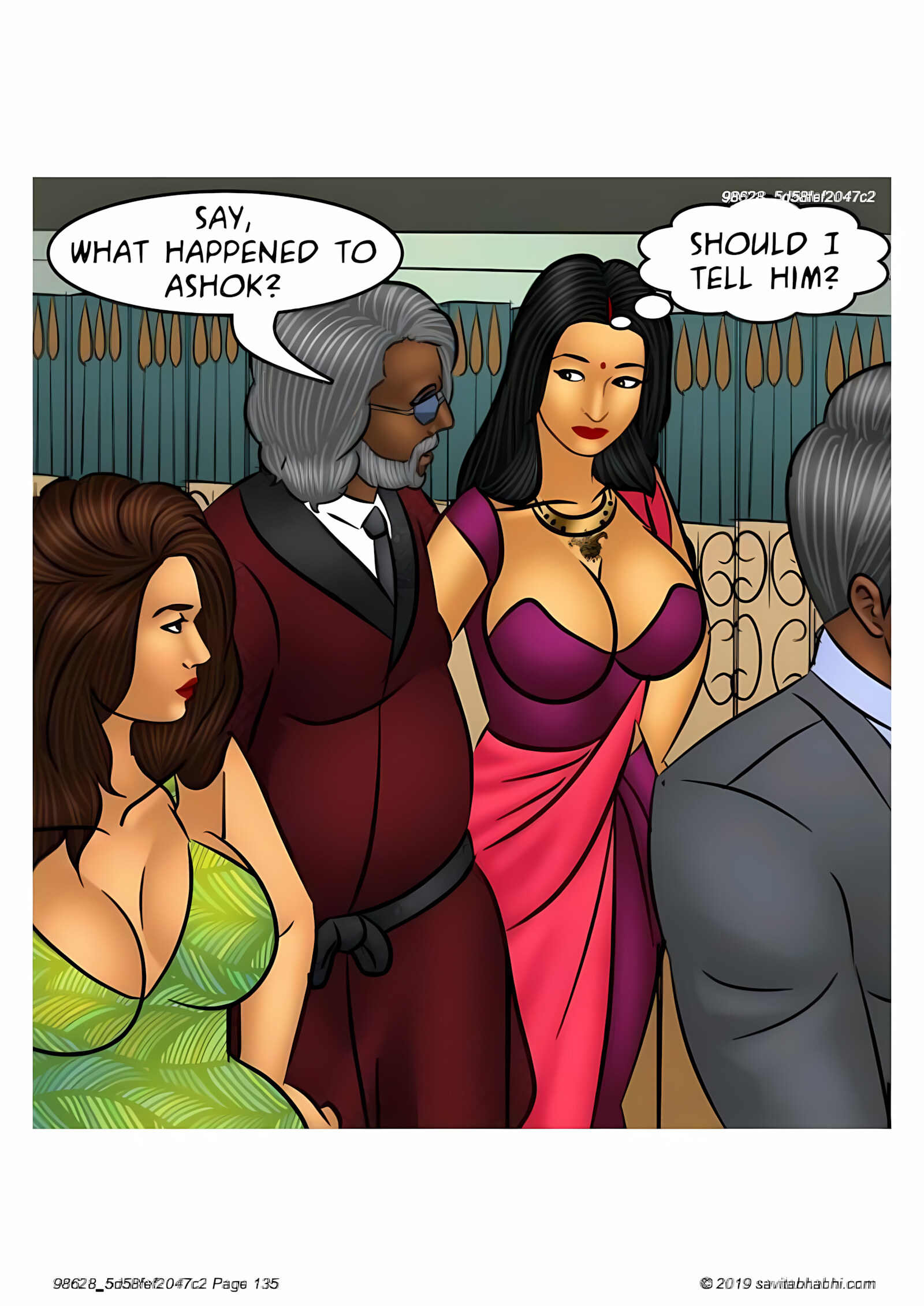 Savita Bhabhi 101-110 [Kirtu], Savita Bhabhi 103 - Breaking into the Boys Club, page 135 of 136
