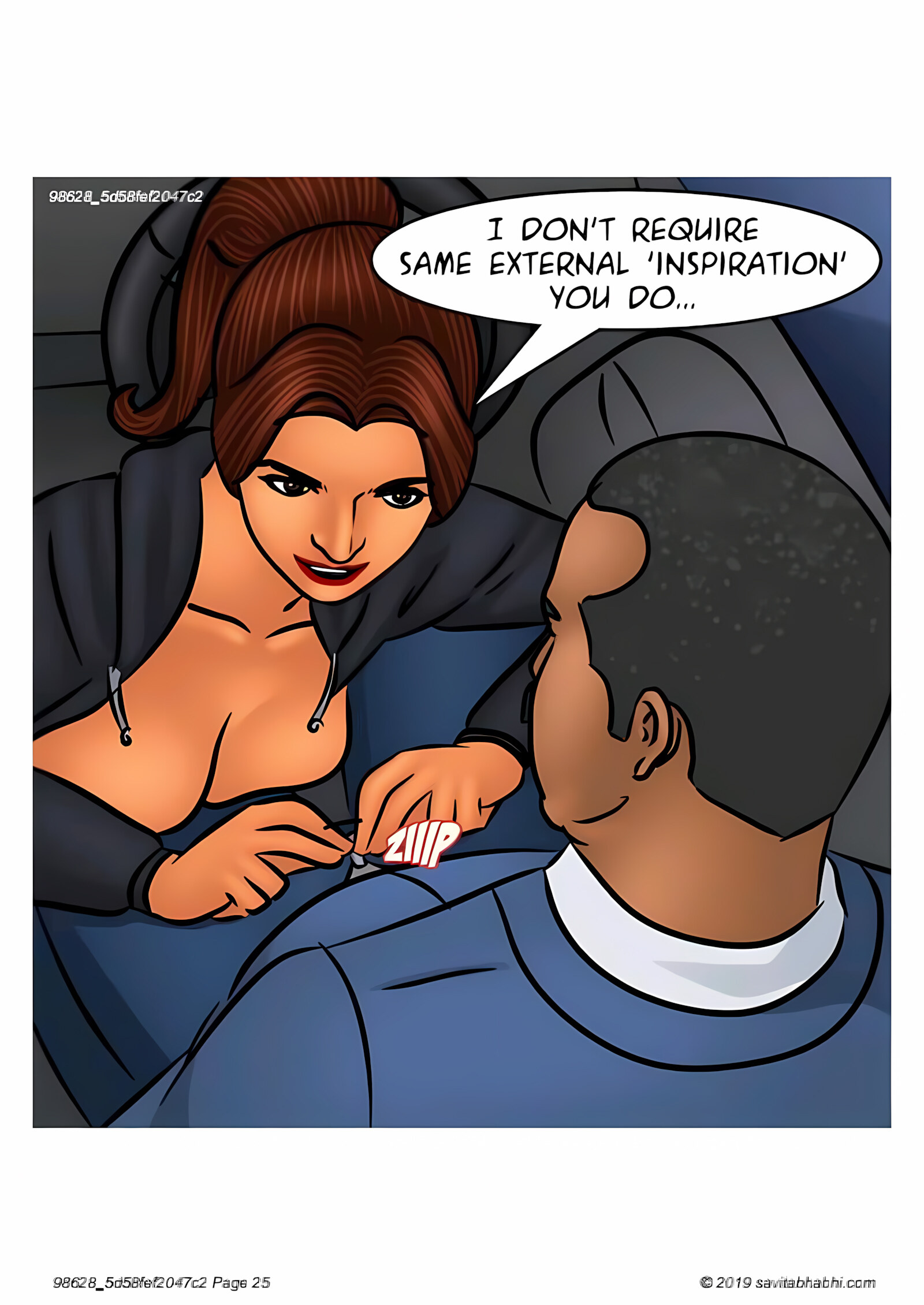 Savita Bhabhi 101-110 [Kirtu], Savita Bhabhi 103 - Breaking into the Boys Club, page 25 of 136