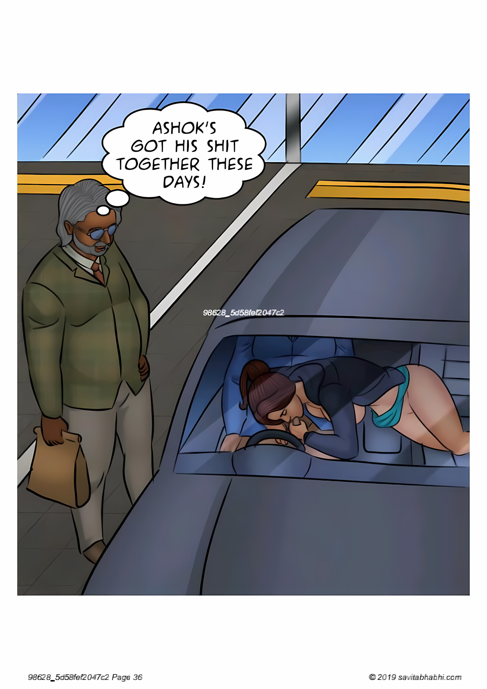 Savita Bhabhi 101-110 [Kirtu], Savita Bhabhi 103 - Breaking into the Boys Club, page 36 of 136
