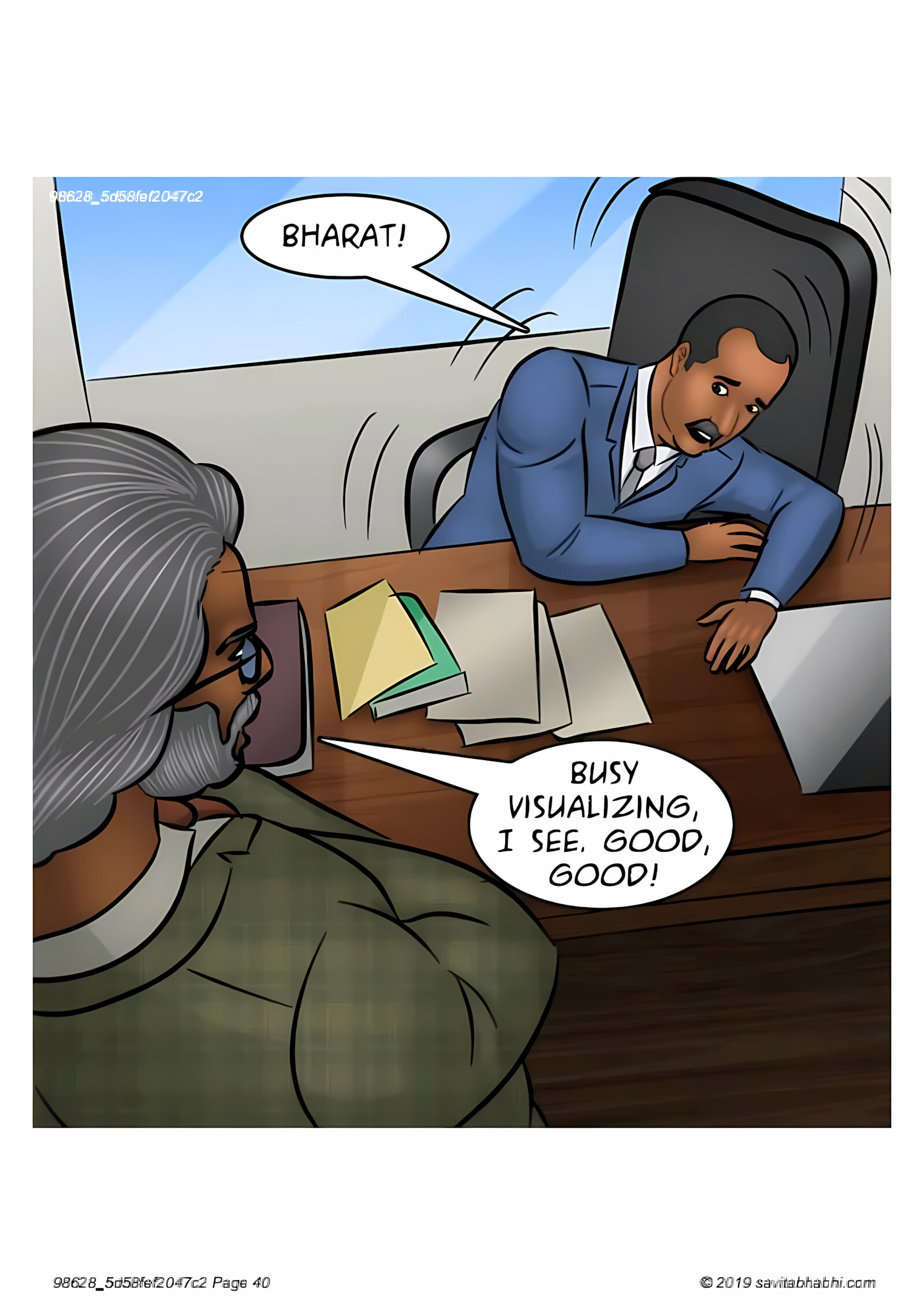 Savita Bhabhi 101-110 [Kirtu], Savita Bhabhi 103 - Breaking into the Boys Club, page 40 of 136