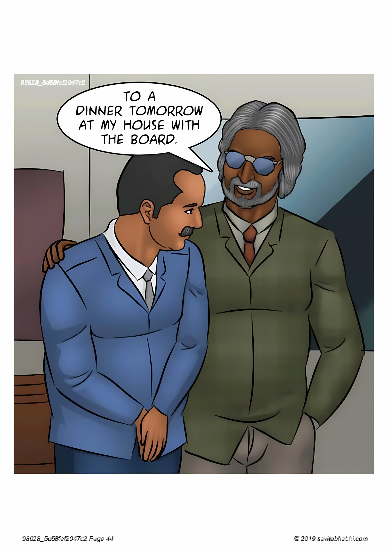 Savita Bhabhi 101-110 [Kirtu], Savita Bhabhi 103 - Breaking into the Boys Club, page 44 of 136