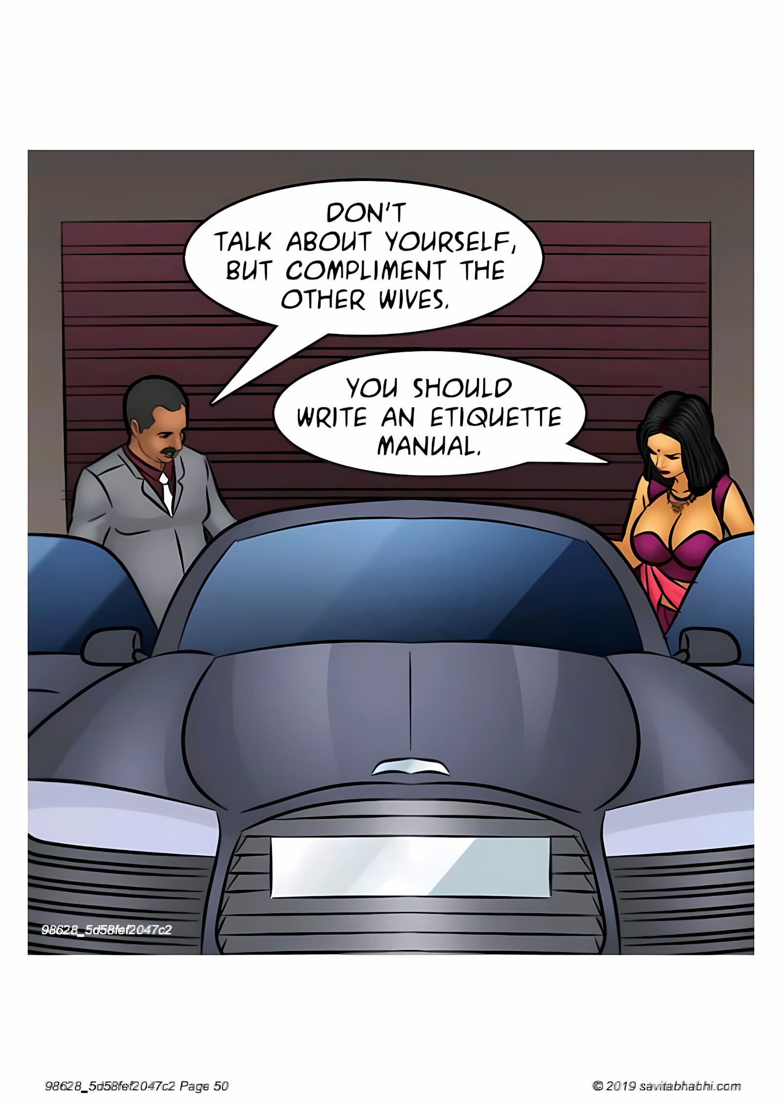 Savita Bhabhi 101-110 [Kirtu], Savita Bhabhi 103 - Breaking into the Boys Club, page 50 of 136