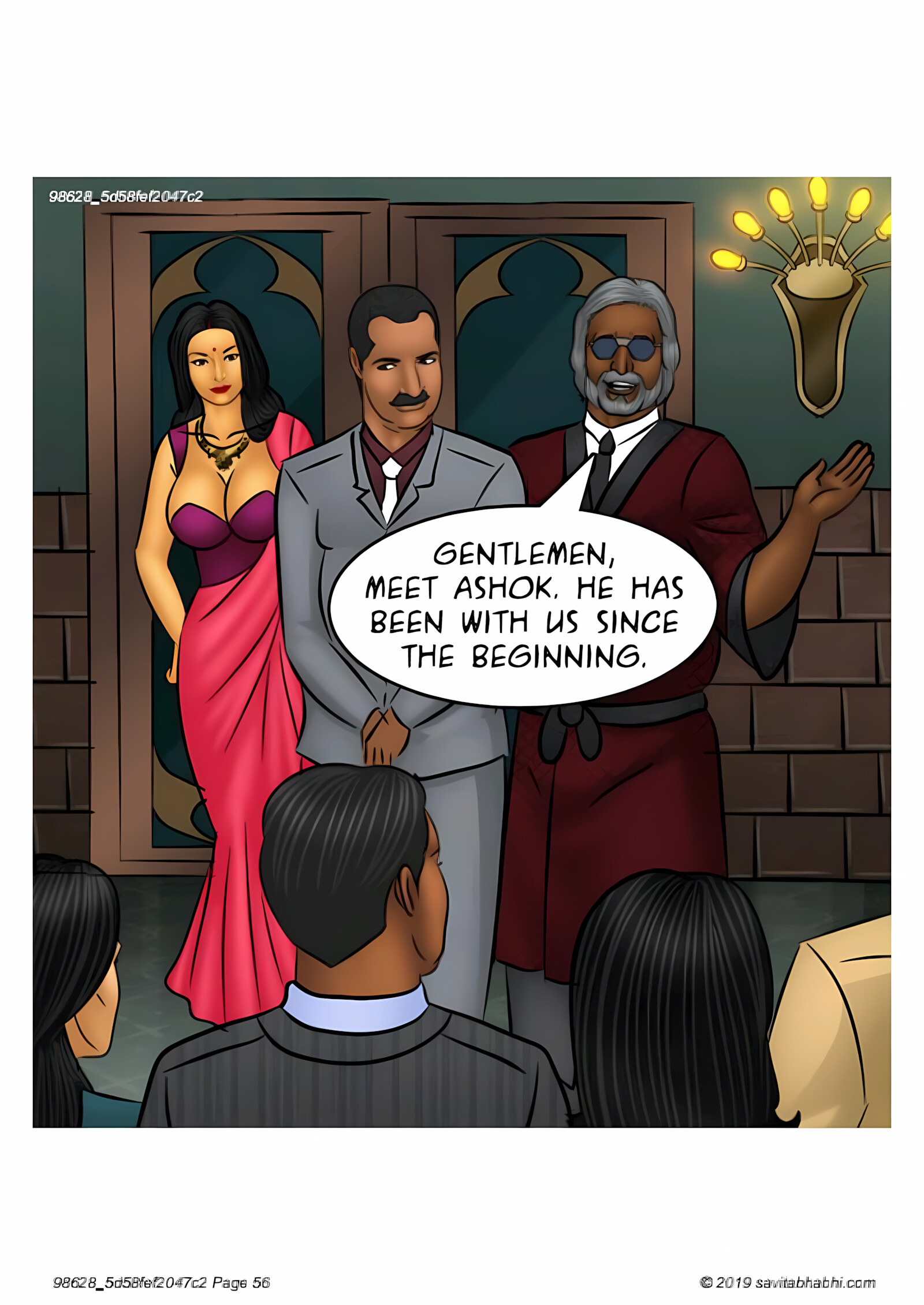 Savita Bhabhi 101-110 [Kirtu], Savita Bhabhi 103 - Breaking into the Boys Club, page 56 of 136