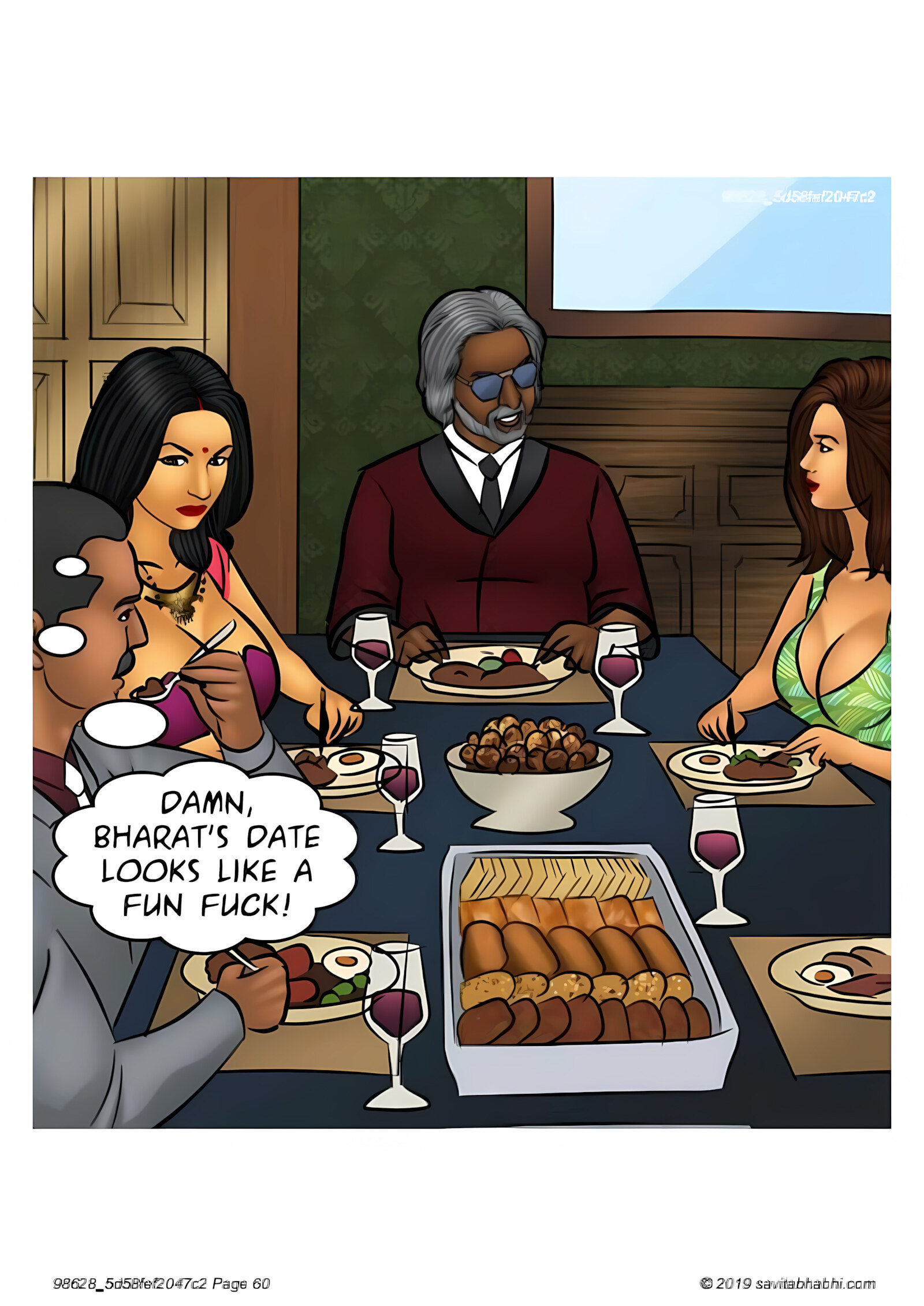 Savita Bhabhi 101-110 [Kirtu], Savita Bhabhi 103 - Breaking into the Boys Club, page 60 of 136