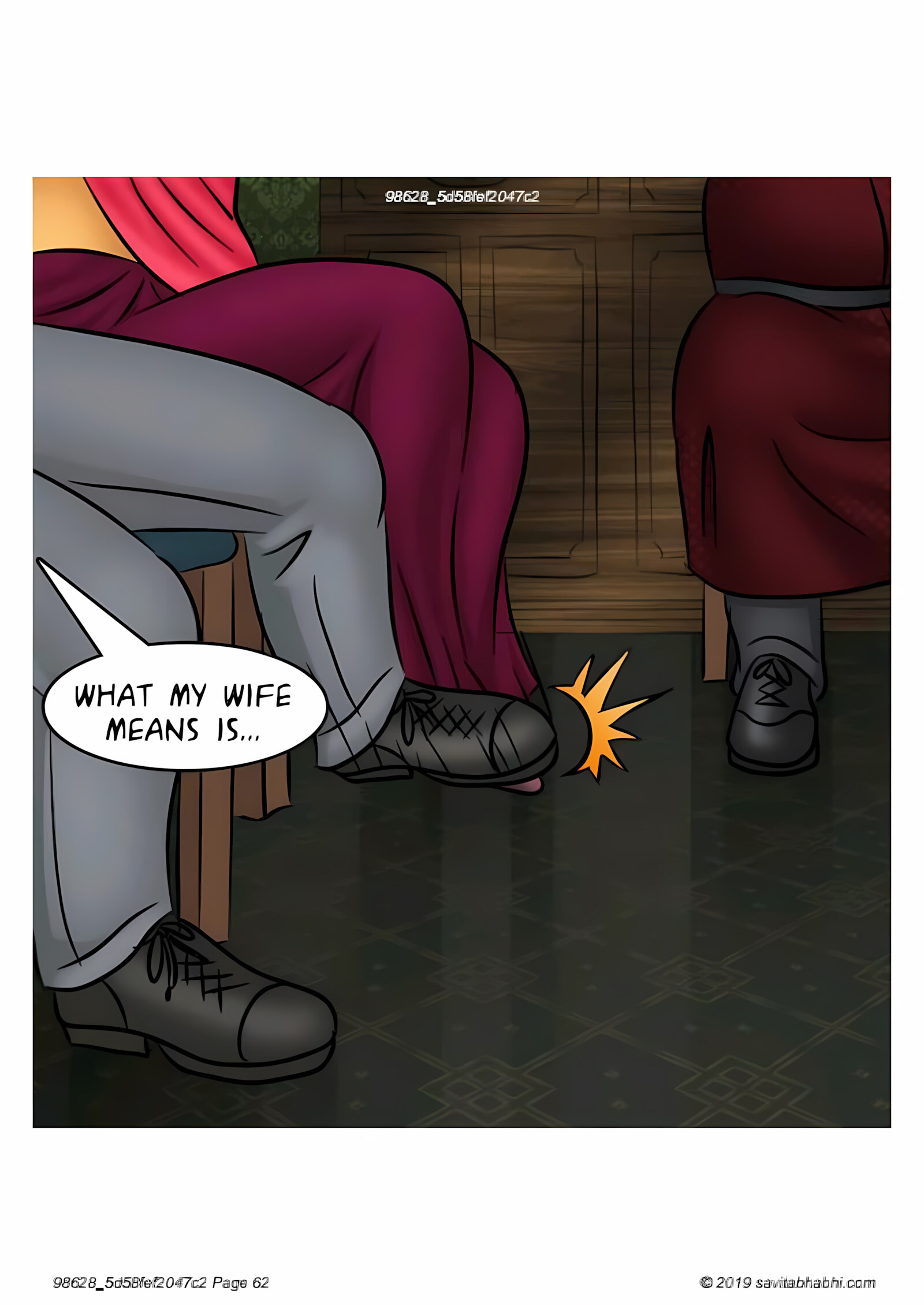 Savita Bhabhi 101-110 [Kirtu], Savita Bhabhi 103 - Breaking into the Boys Club, page 62 of 136