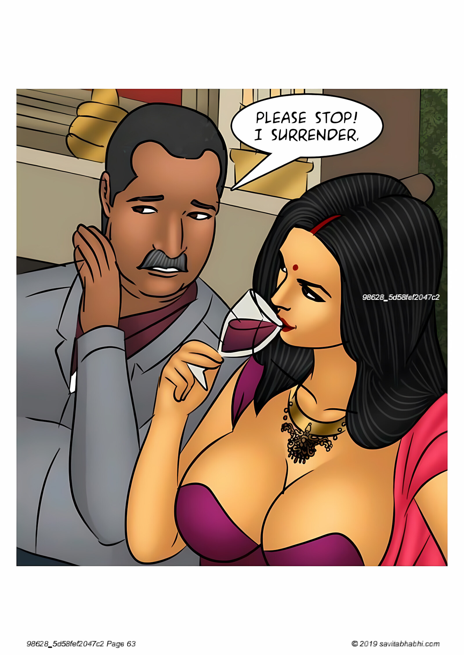 Savita Bhabhi 101-110 [Kirtu], Savita Bhabhi 103 - Breaking into the Boys Club, page 63 of 136