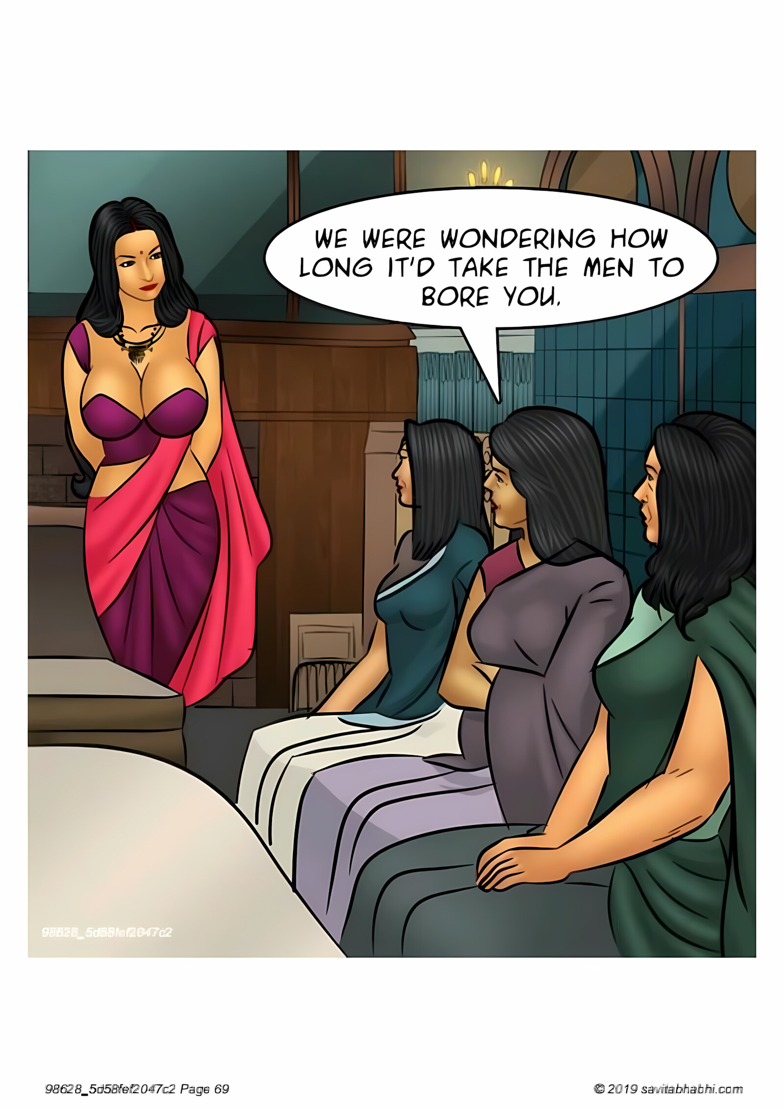Savita Bhabhi 101-110 [Kirtu], Savita Bhabhi 103 - Breaking into the Boys Club, page 69 of 136