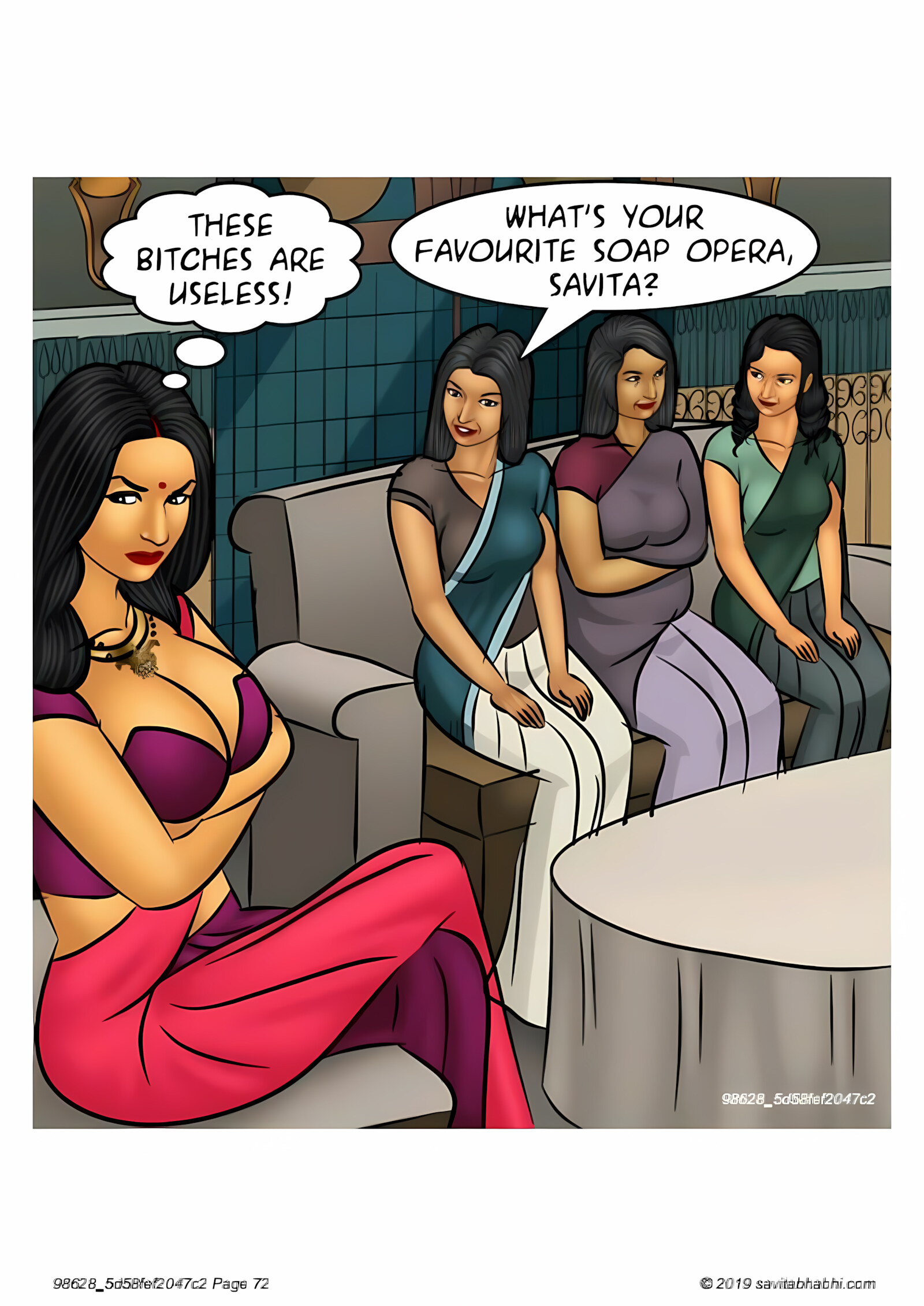 Savita Bhabhi 101-110 [Kirtu], Savita Bhabhi 103 - Breaking into the Boys Club, page 72 of 136